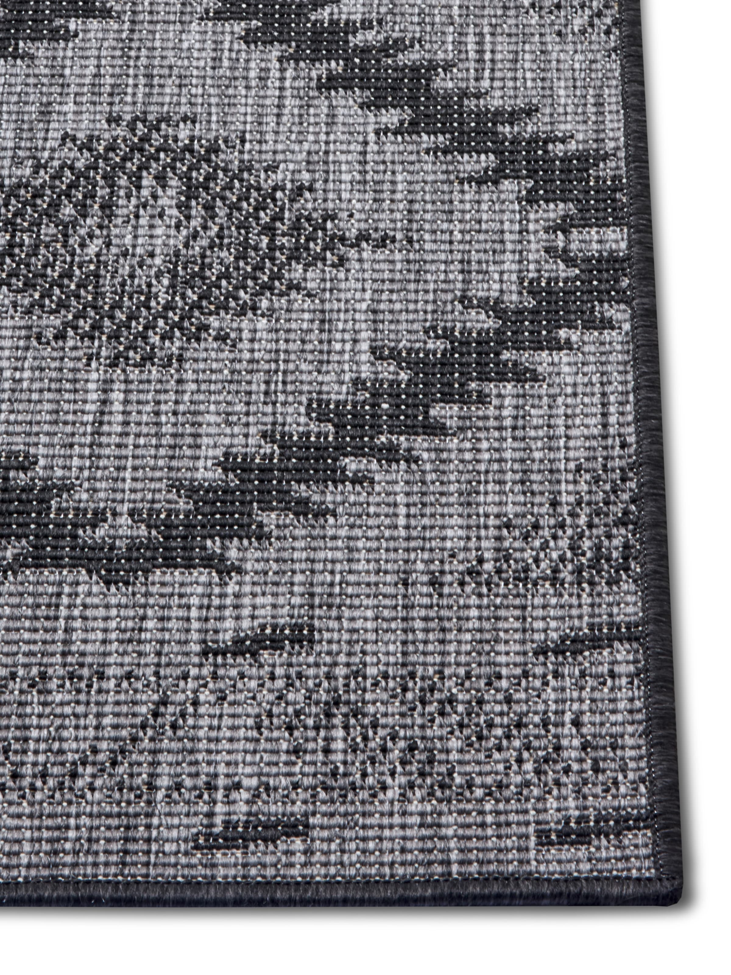 NORTHRUGS Teppich »Malibu Wendeteppich«, rechteckig, 5 mm Höhe, In-& Outdoor, Wetterfest, Balkon, Läufer, Wohnzimmer, Wasserfest