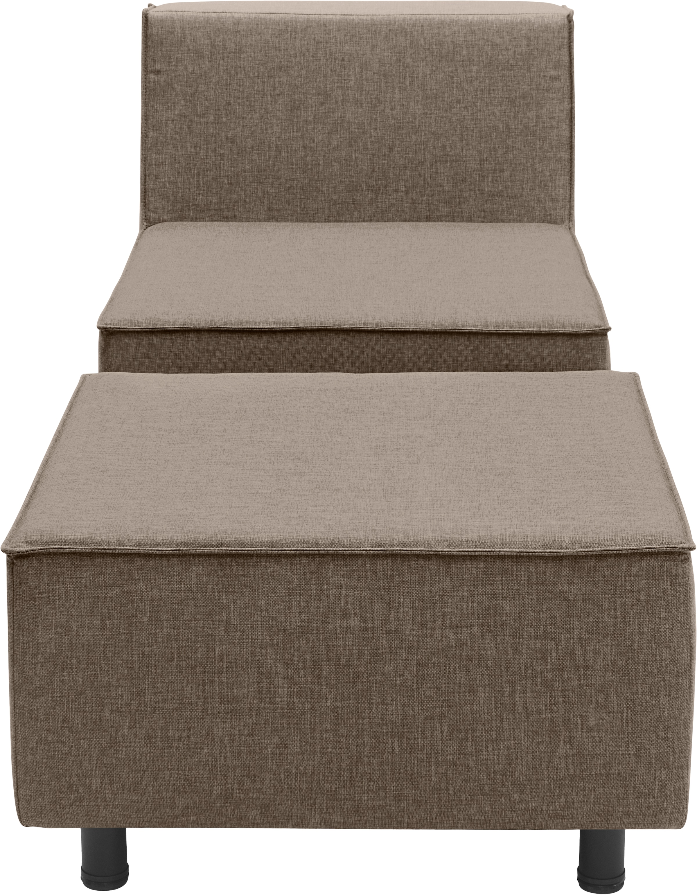 DOMO collection Sofaelement »Sonna, individuell zusammenstellbar«, Einzelelemente für Terrasse, Garten und Balkon, speziell für Outdoor