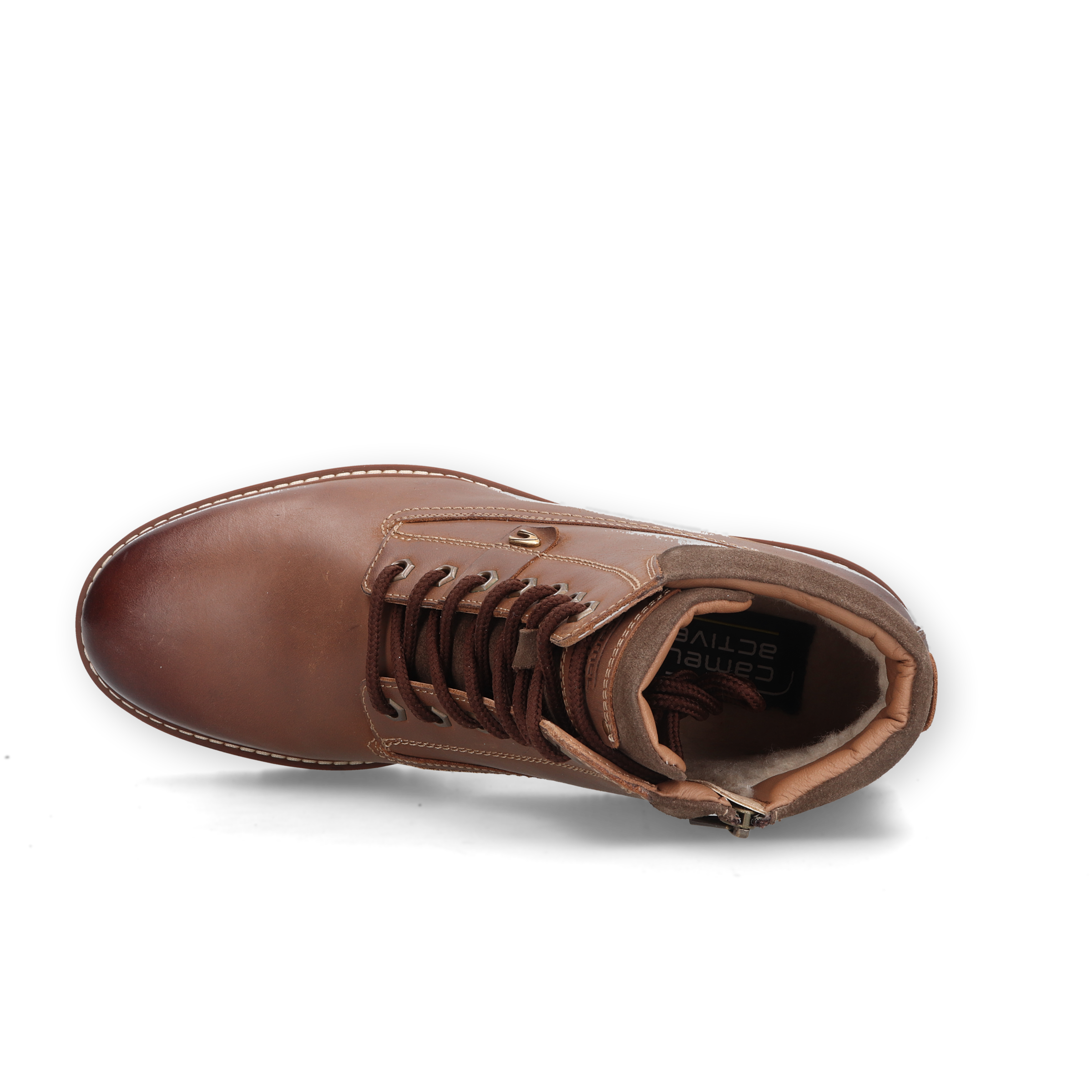 camel active Schnürboots  Schnürstiefel, Boots mit softem Schaftrand