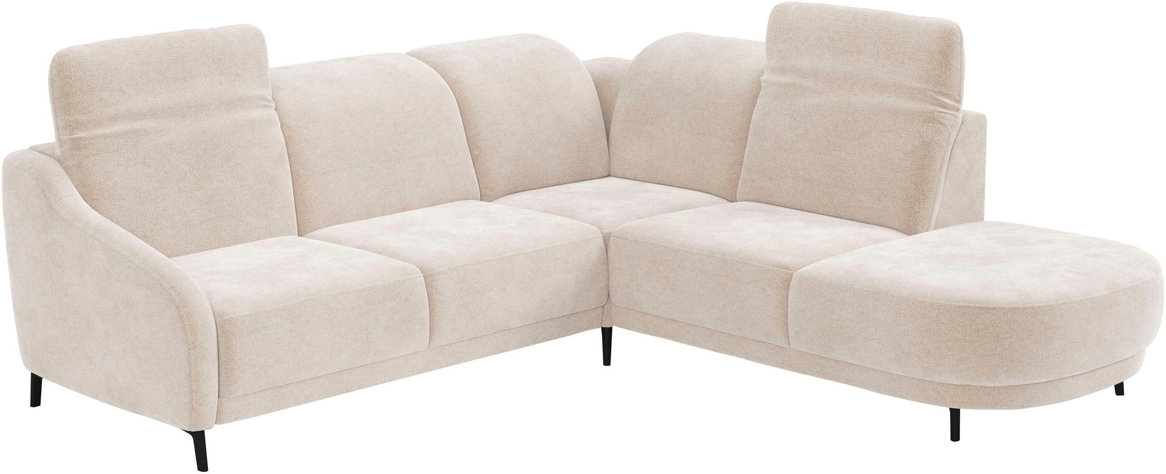 sit&more Ecksofa »Blues L-Form«, wahlweise mit Klapptisch und USB