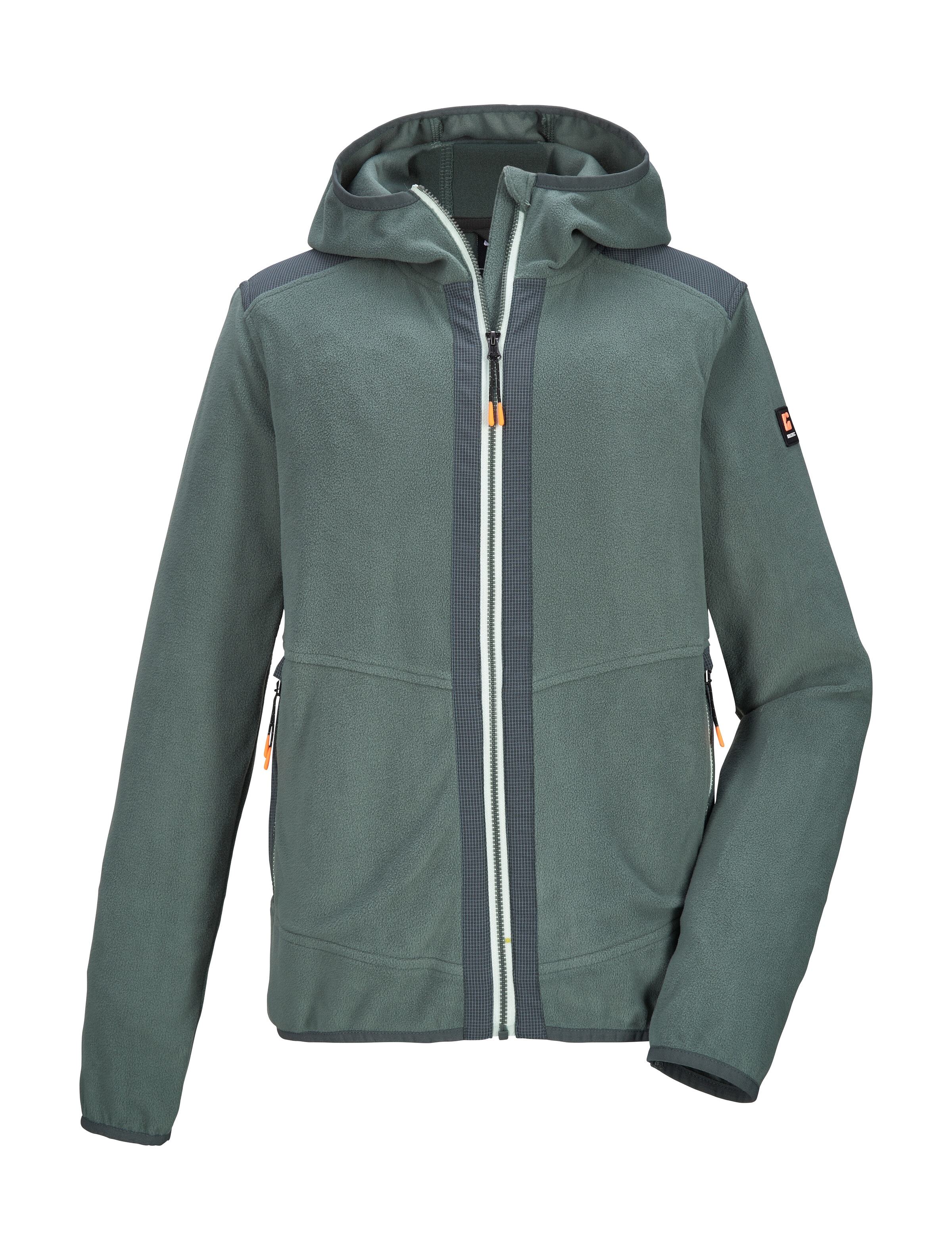 Killtec Fleecejacke »KOS 139 BYS FLC JCKT« Fleecejacke mit Colourblock, Kapuze, 2-Wege-Stretch