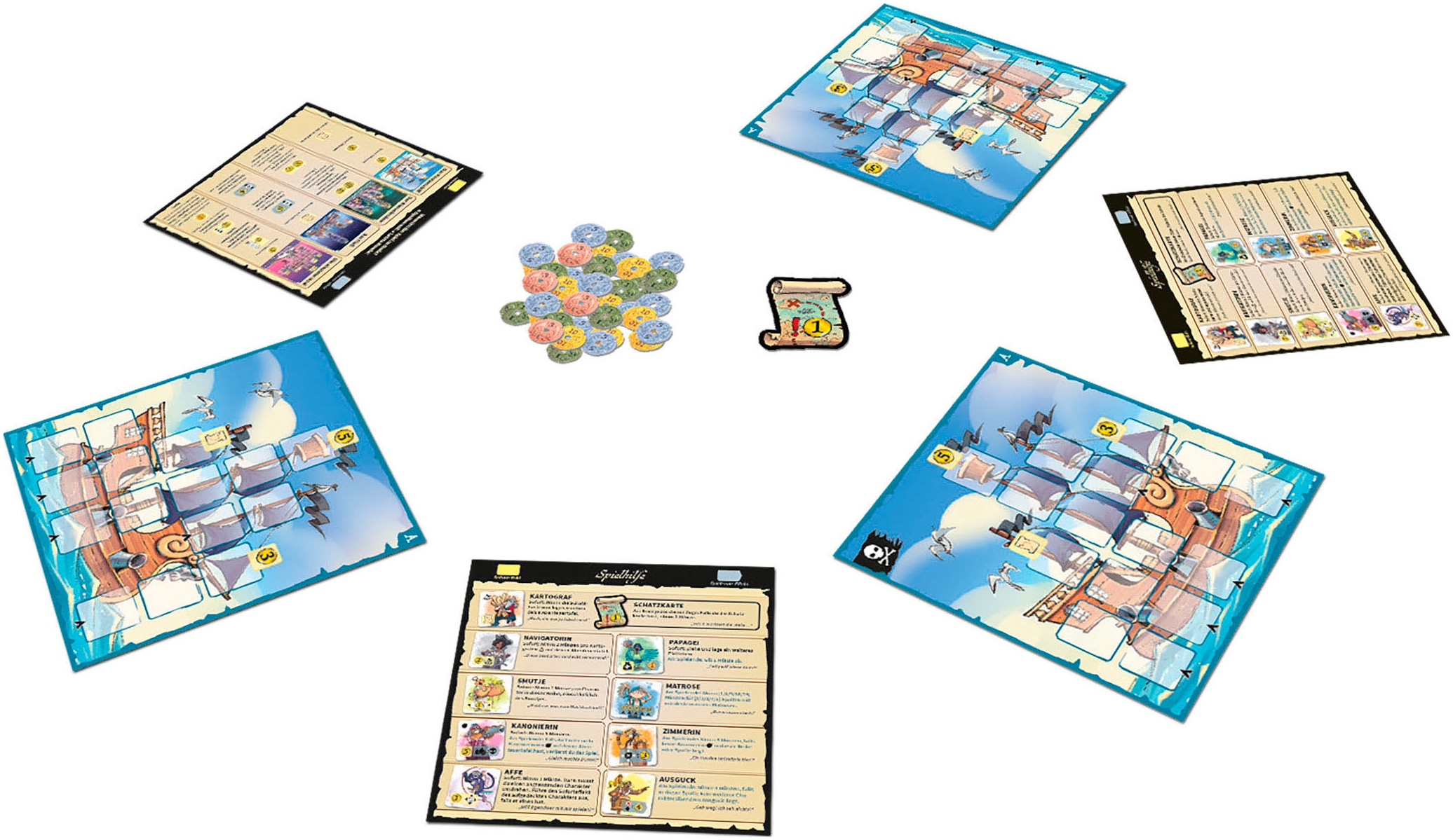 Asmodee Spiel »Captain Flip« Made in Europe