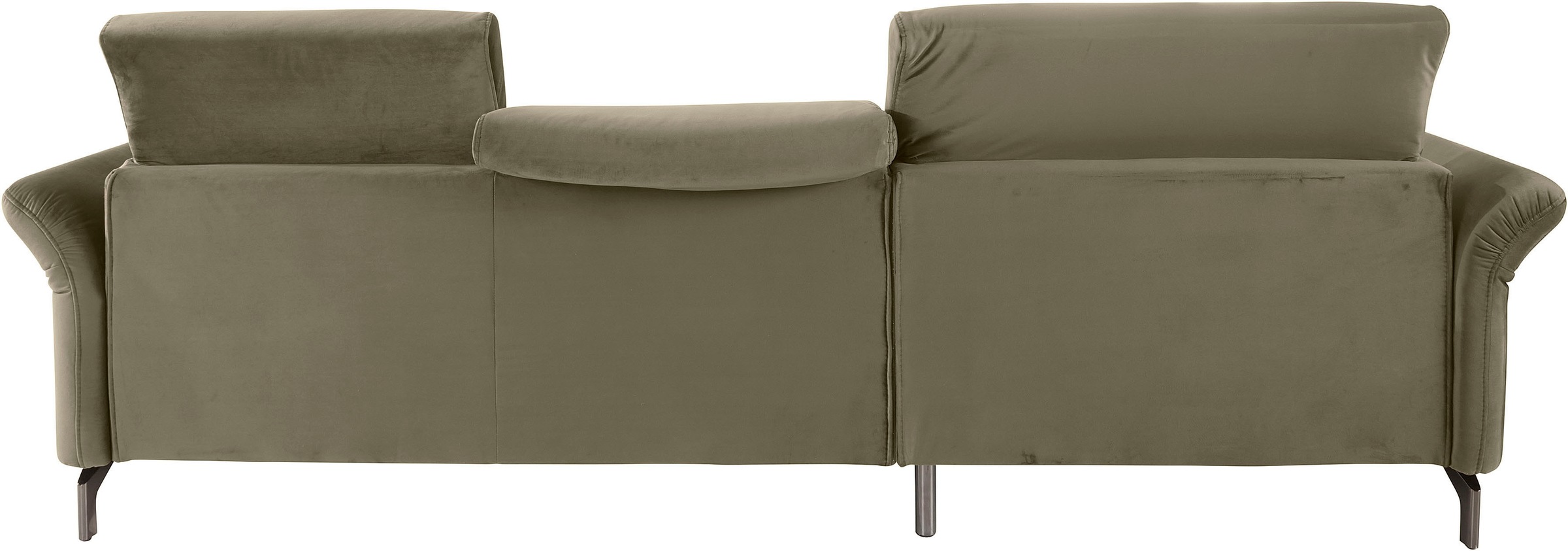 INOSIGN Ecksofa »Fresh L-Form«, Federkern, wahlweise Kopfteilverstellung und motorischer Vorziehsitz