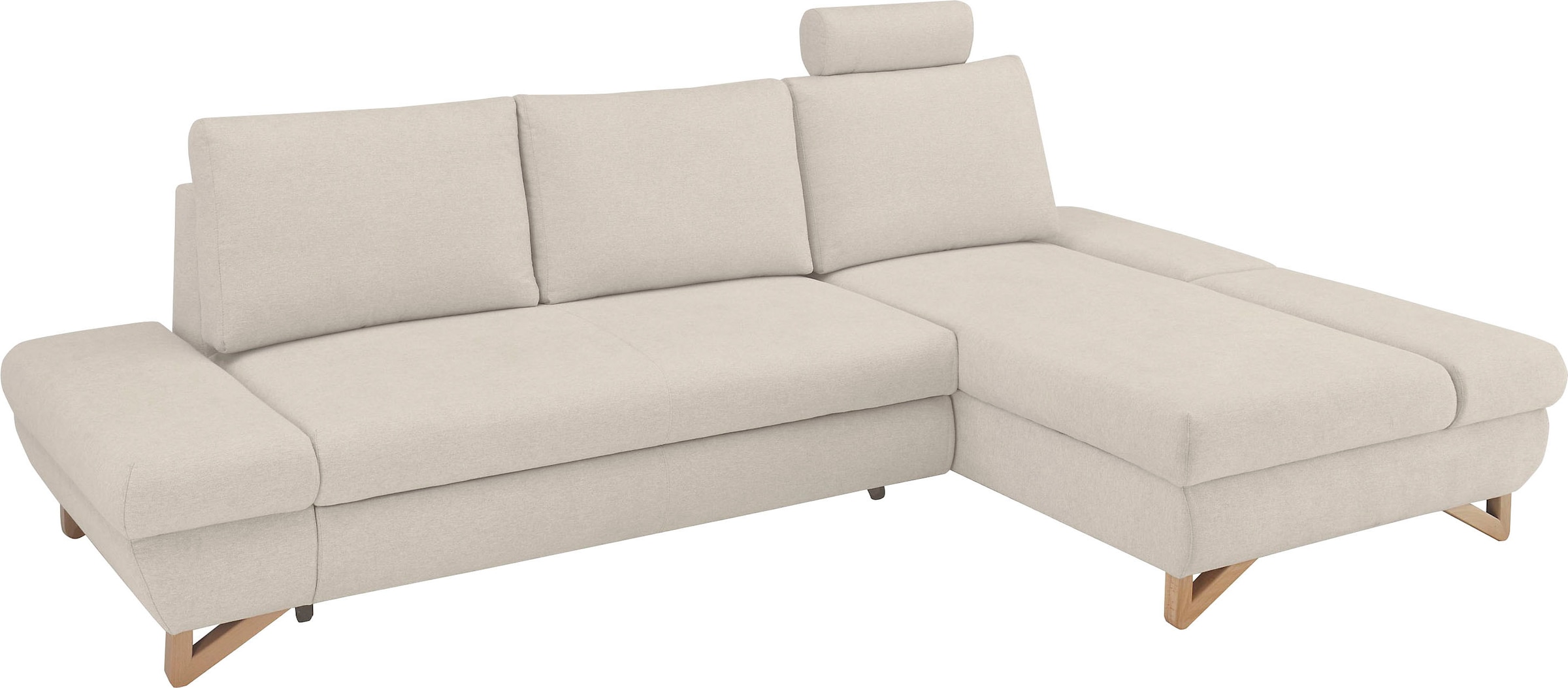 INOSIGN Ecksofa »City/Giron, L-Form,«, verstellbare Armlehnen mit Rasterfunktion