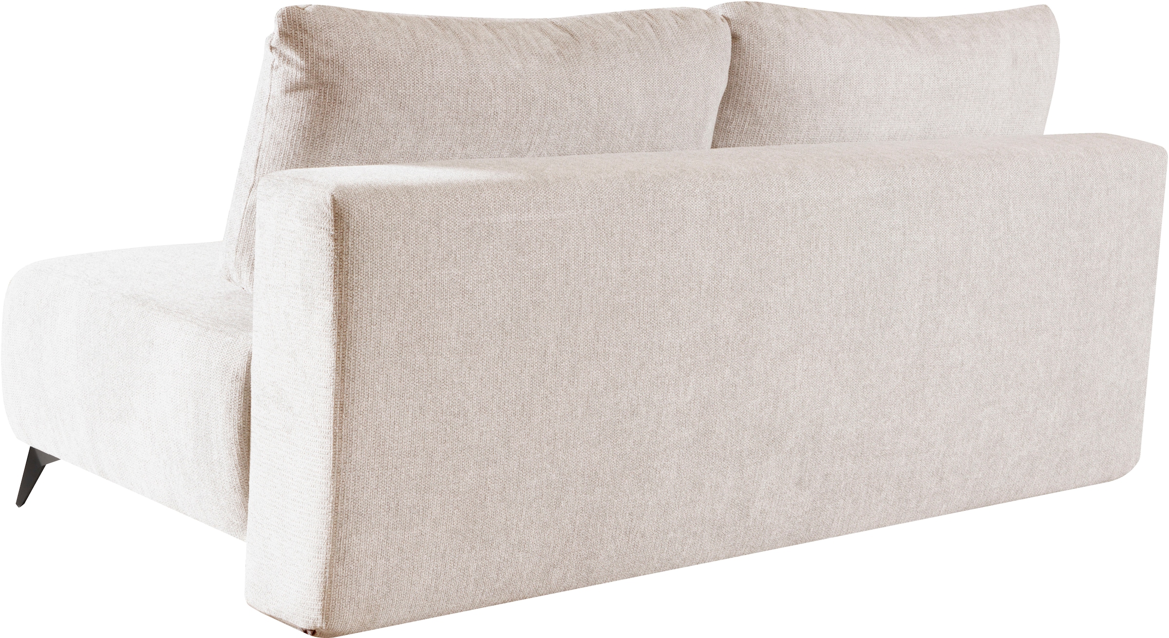 WERK2 Schlafsofa »Valerie mit Komfortsitz- und Liegehöhe, Breite 200cm,«, bequemes 2-Sitzer Schlafcouch mit Bettkasten
