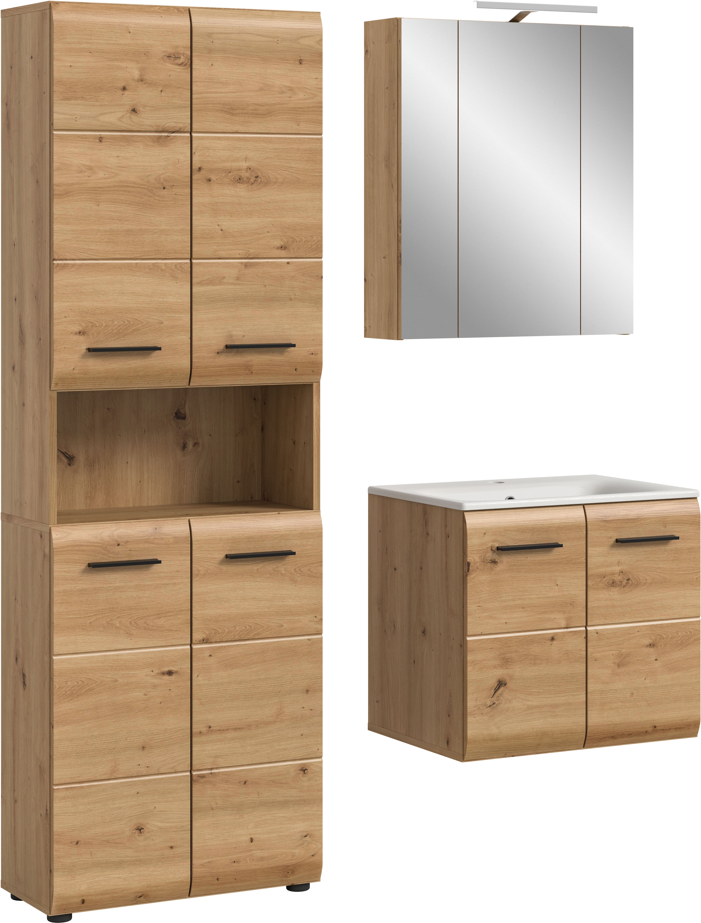 INOSIGN Badezimmer-Set Set, 5 Stk. tlg. Florenz, Badkombination 5-tlg,Artis günstig online kaufen