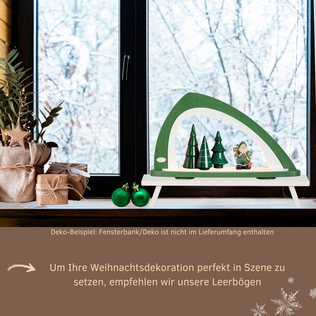 Weigla LED Schwibbogen »Weihnachtsdeko, Made in Germany« 1 Stk. Leerbogen zum Selbstbestücken, asymmetrisch