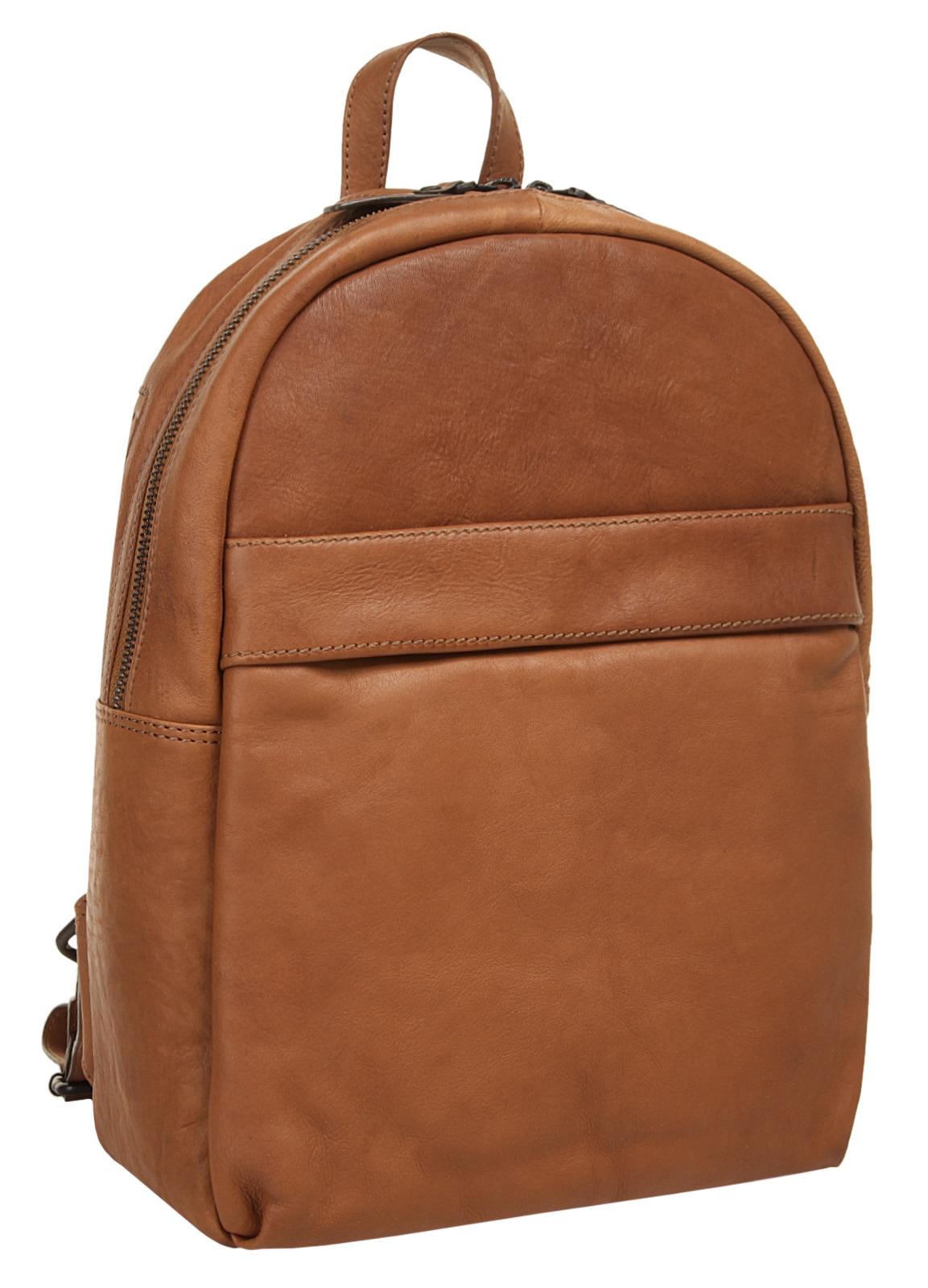 X-Zone Laptoprucksack, echt Leder