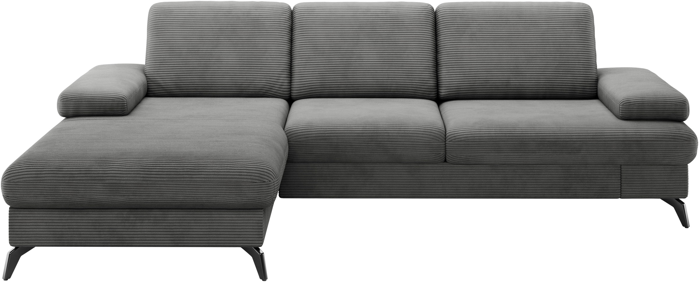 sit&more Ecksofa »Morris Jubi L-Form, B: 247 cm« mit Armteilfunktion & 1 Zi günstig online kaufen
