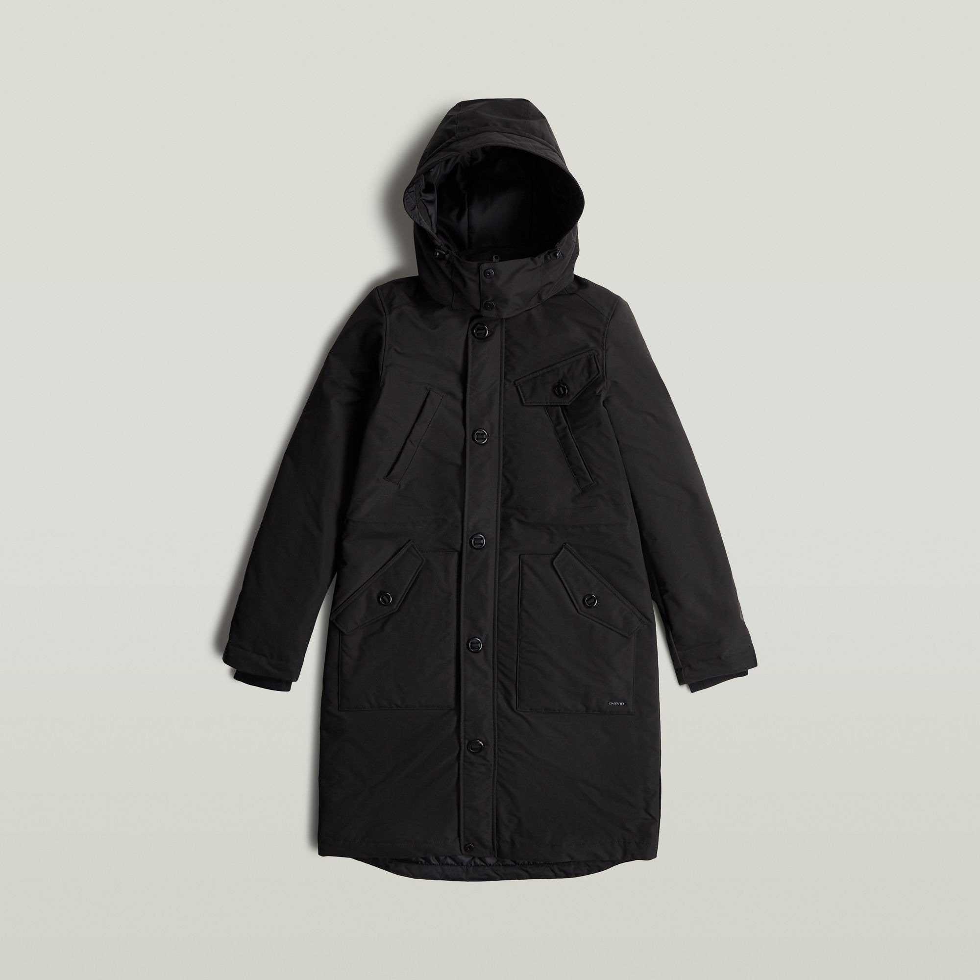 G-STAR Langjacke »Vodan long jkt wmn« mit Kapuze wärmend wattiert, mit verstellbarer Taille