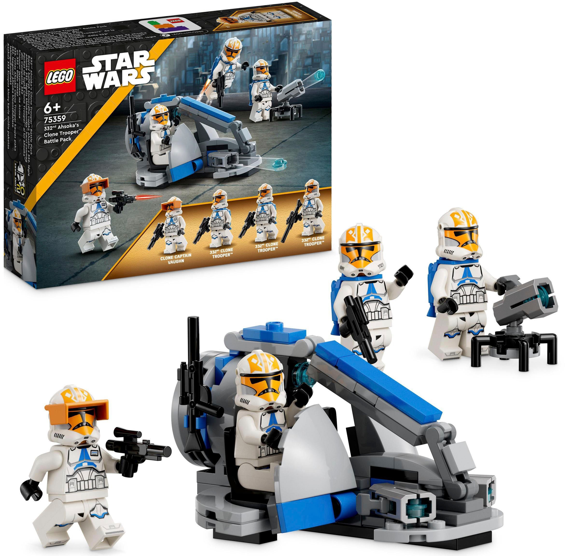 LEGO® Konstruktionsspielsteine »Ahsokas Clone Trooper der 332. Kompanie  (75359), LEGO® Star Wars™«, (108 St., Battle Pack), Made in Europe im  Online-Shop bestellen