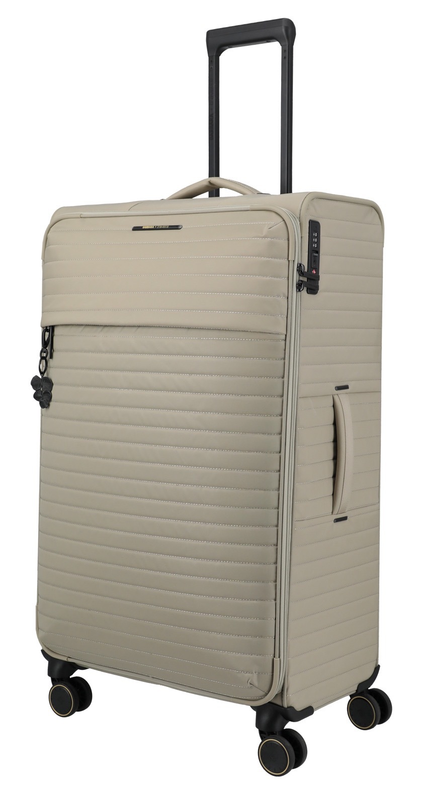 travelite Weichgepäck-Trolley »BARBARA & travelite | BARBARA STEPP, verschiedene Größen und Farben«, 4 Rollen, Weichgepäck-Koffer Schlüsselanhänger Volumenerweiterung bei S/M