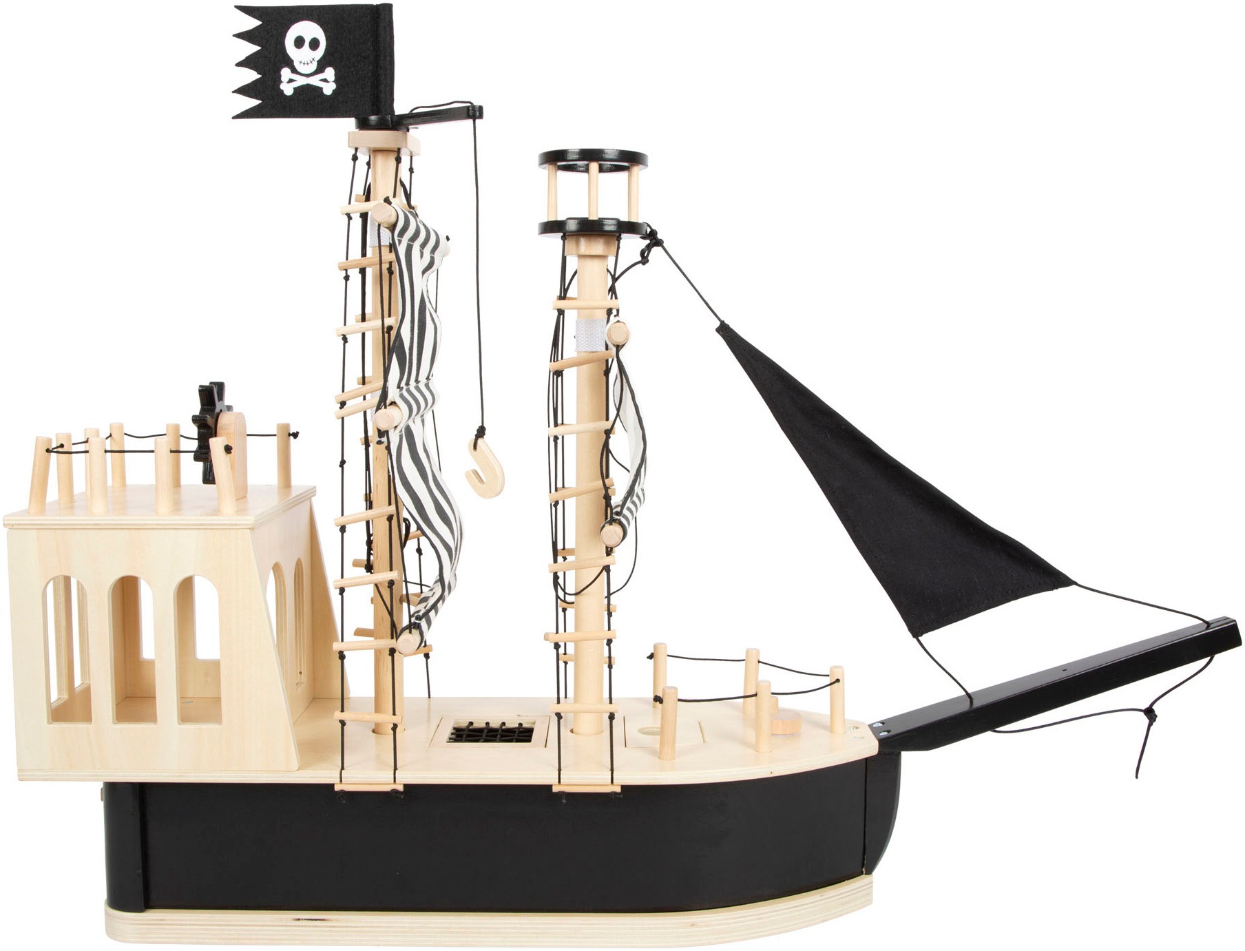 Small Foot Spielzeug-Schiff »Piratenschiff, aus Holz«