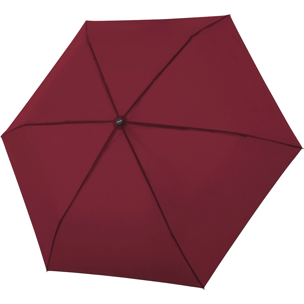 doppler® Taschenregenschirm »Smart close uni, berry«