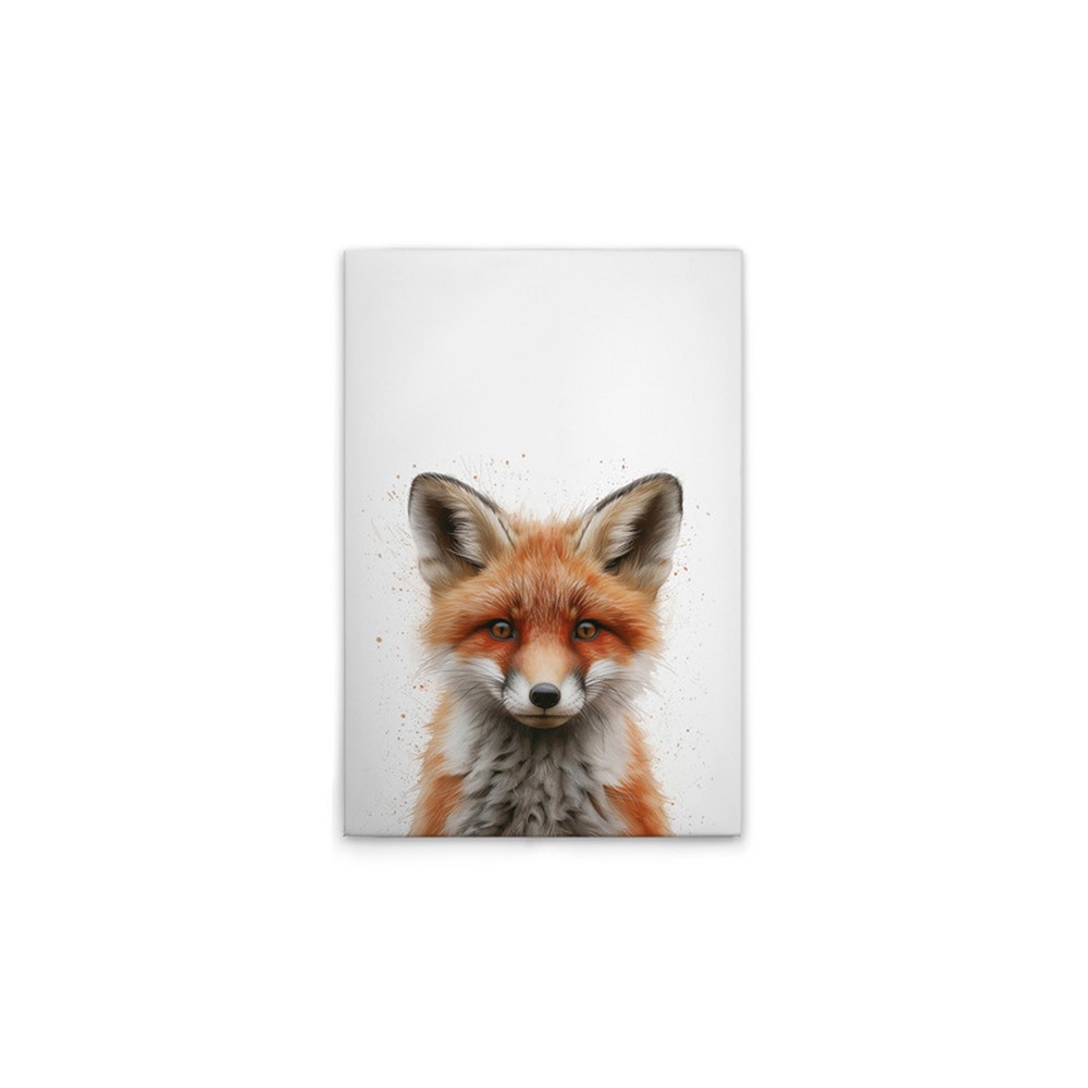 A.S. Création Leinwandbild »Baby Fox - Wandbild Weiß Braun Grau Keilrahmen günstig online kaufen