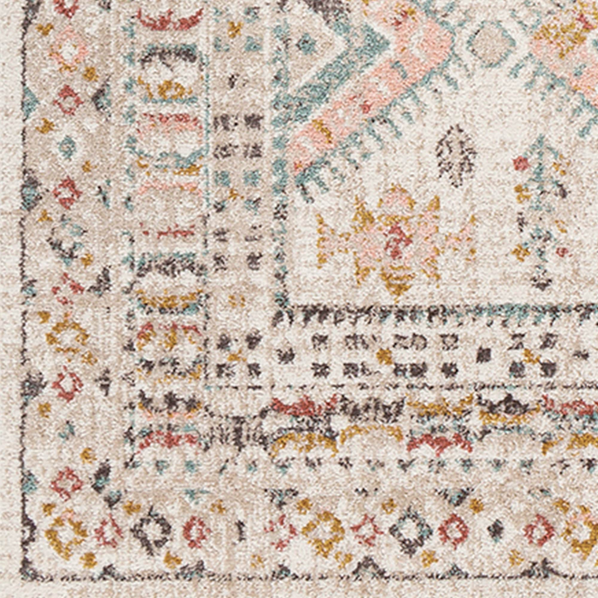 Livabliss Teppich »JAIPUR« rechteckig 13 mm Höhe Orient-Optik, Vintage Design, Boho Stil, Kurzflor, Wohnzimmer