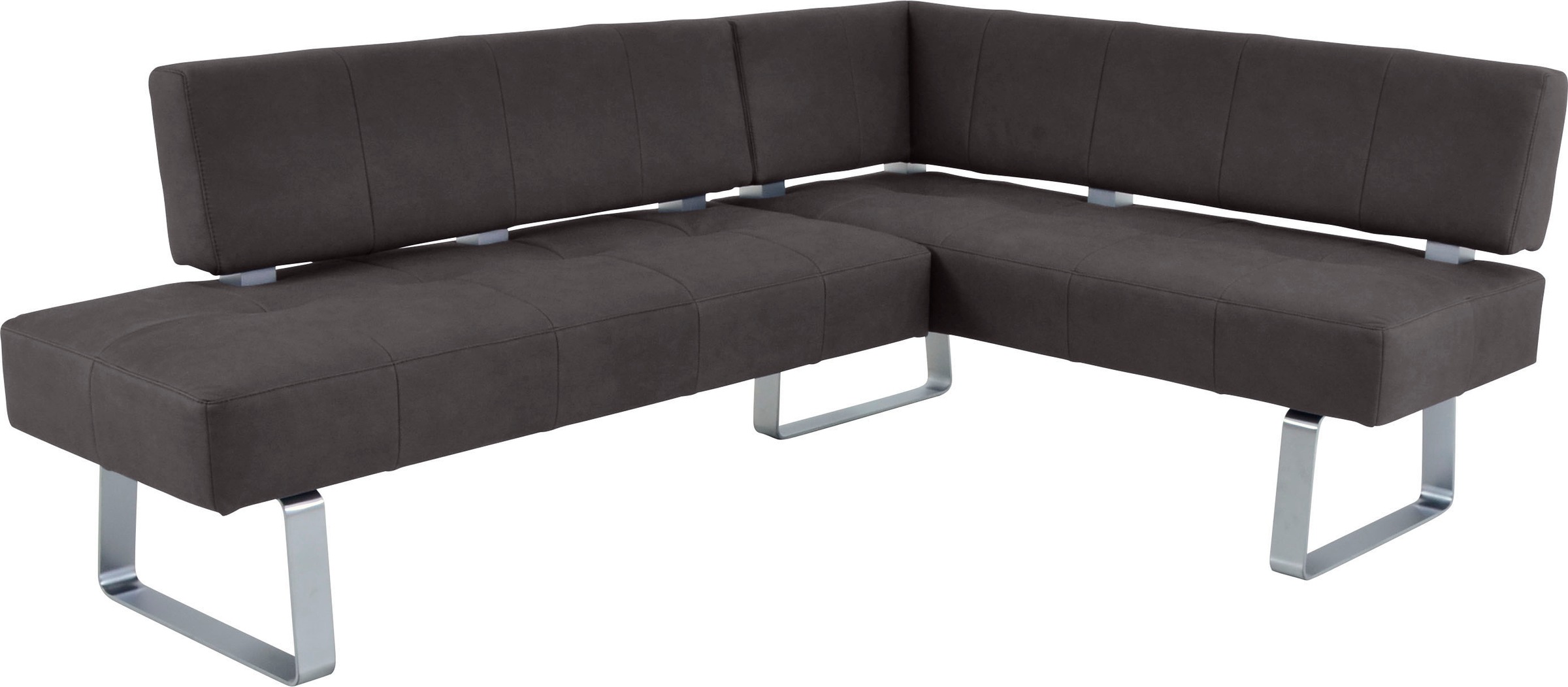 K+W Komfort & Wohnen Eckbankgruppe »Spider II«, (Set, 4 tlg.), langer Schenkel 195cm, 2 Freischwinger, Auszugstisch in Breite 120 cm