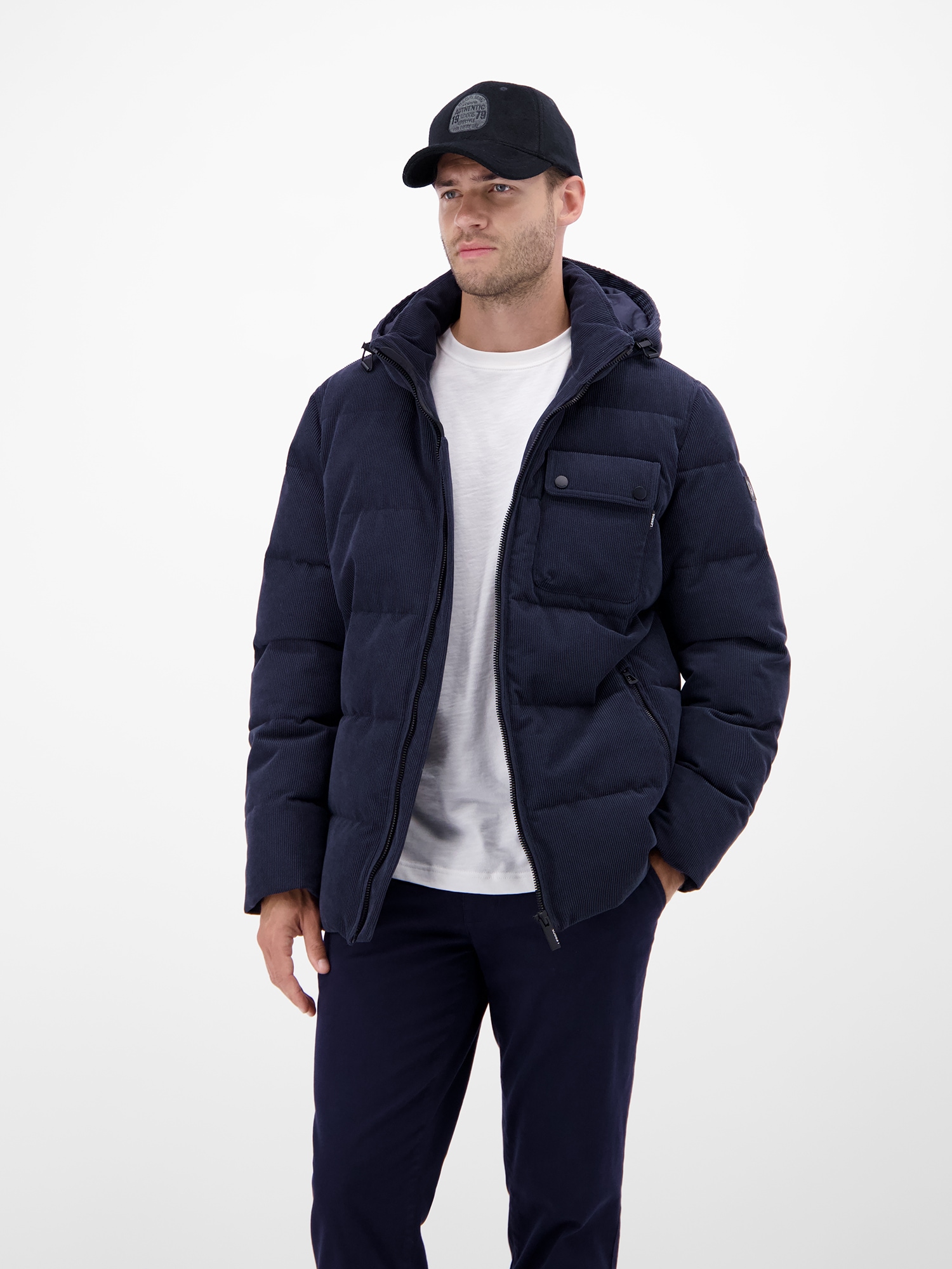 LERROS Strickmütze »LERROS Herren Basecap, unifarben«