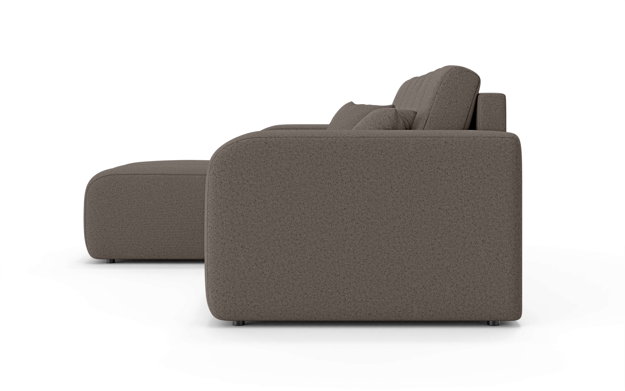 INOSIGN Ecksofa »CASSY L-Form, Schlafsofa mit Bettkasten, Maße B/T/H: 245/165/88 cm«, mit 2 Rückenkissen, Recamiere rechts oder links bestellbar
