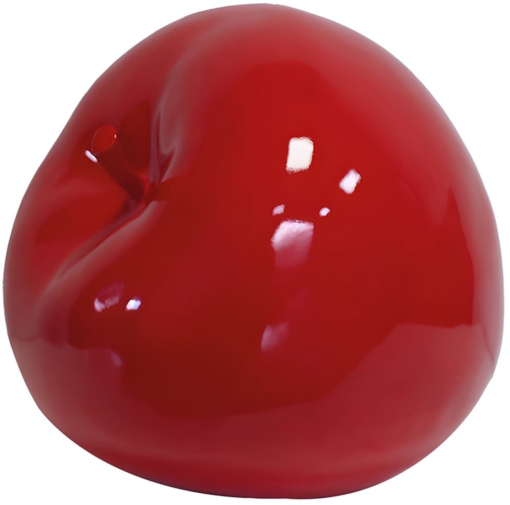 GILDE Dekoobjekt »Skulptur Apple rot H. 36 cm« günstig online kaufen