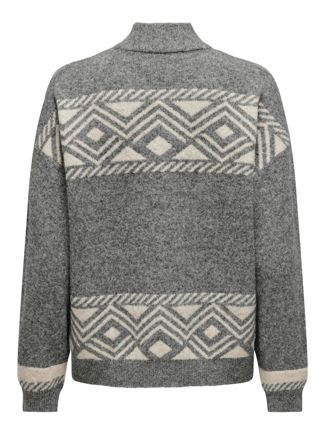 ONLY Stehkragenpullover »ONLVICTORIA L/S PULLOVER KNT NOOS«