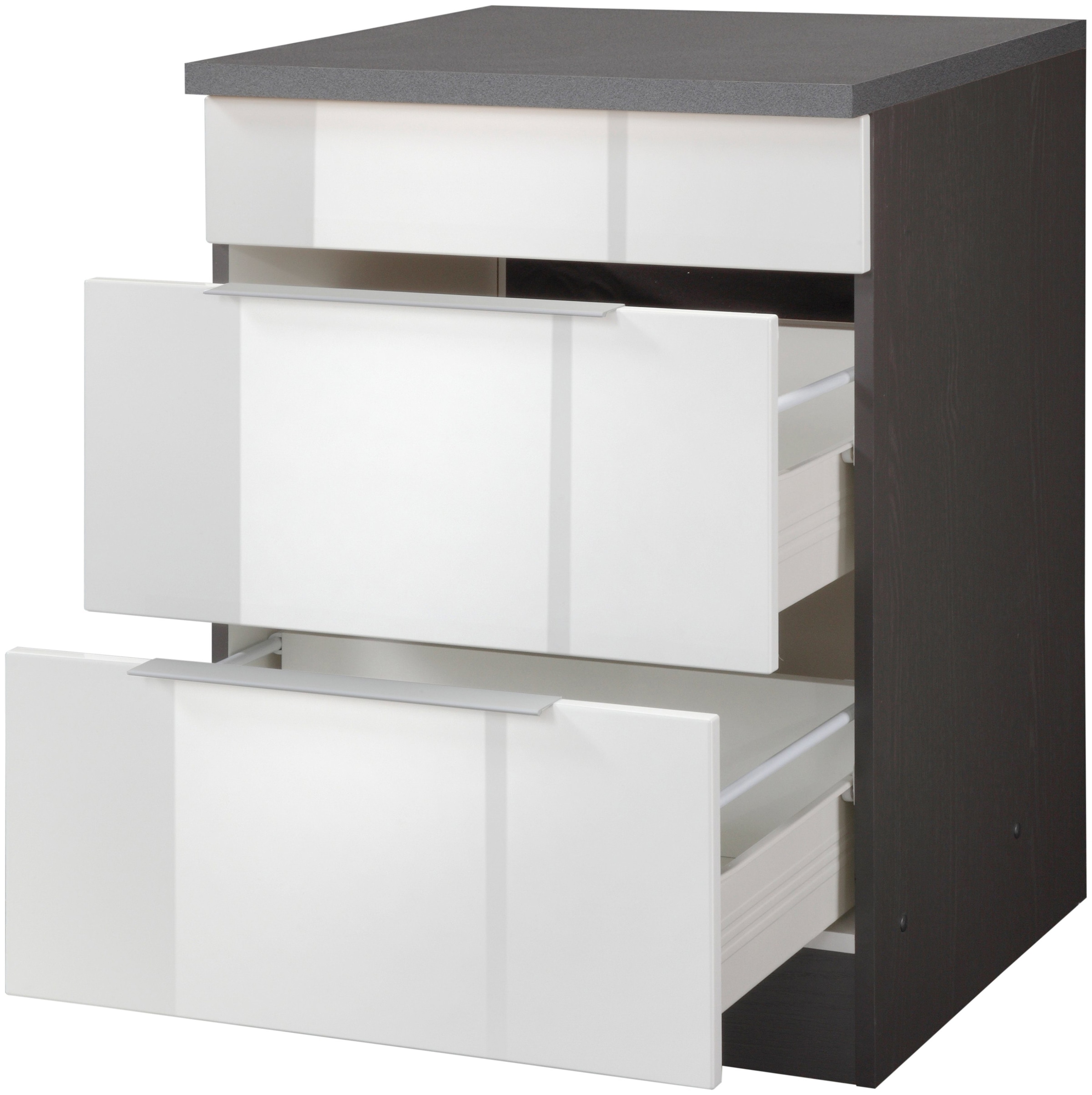 KOCHSTATION Kochfeldumbauschrank »KS-Brindisi«, 60 cm breit, für autarkes Kochfeld