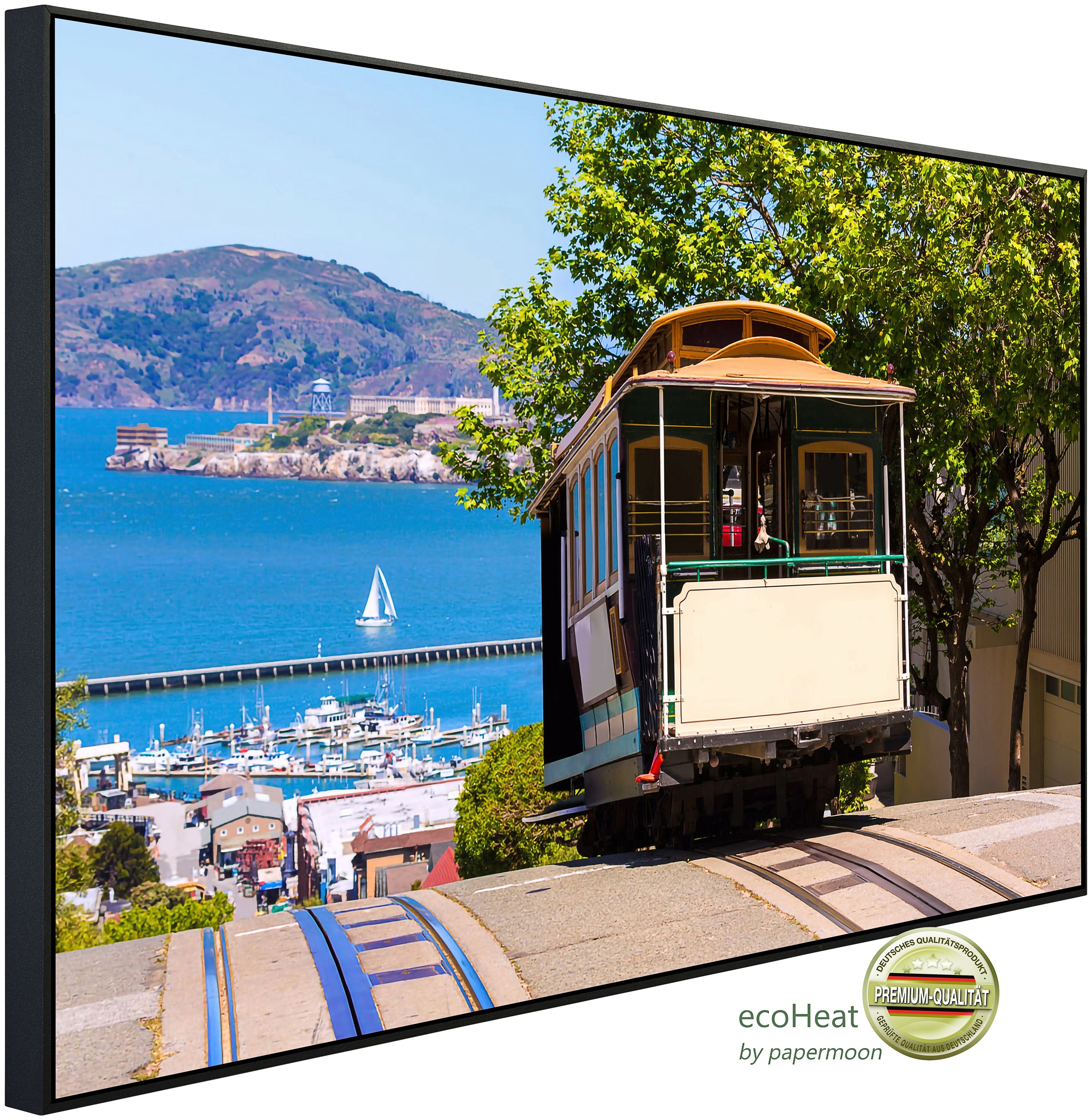 Papermoon Infrarotheizung »Seilbahn San Francisco«, sehr angenehme Strahlun günstig online kaufen