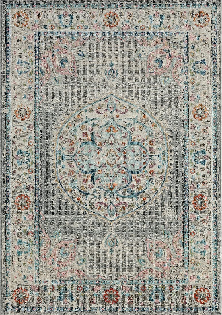 the carpet Teppich »Palma Orient«, rund, 4 mm Höhe, Outdoor moderner robuster In und Outdoor Teppich