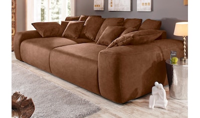 Big-Sofa »Riveo«, Boxspringfederung, Breite 302 cm, Lounge Sofa mit vielen losen Kissen