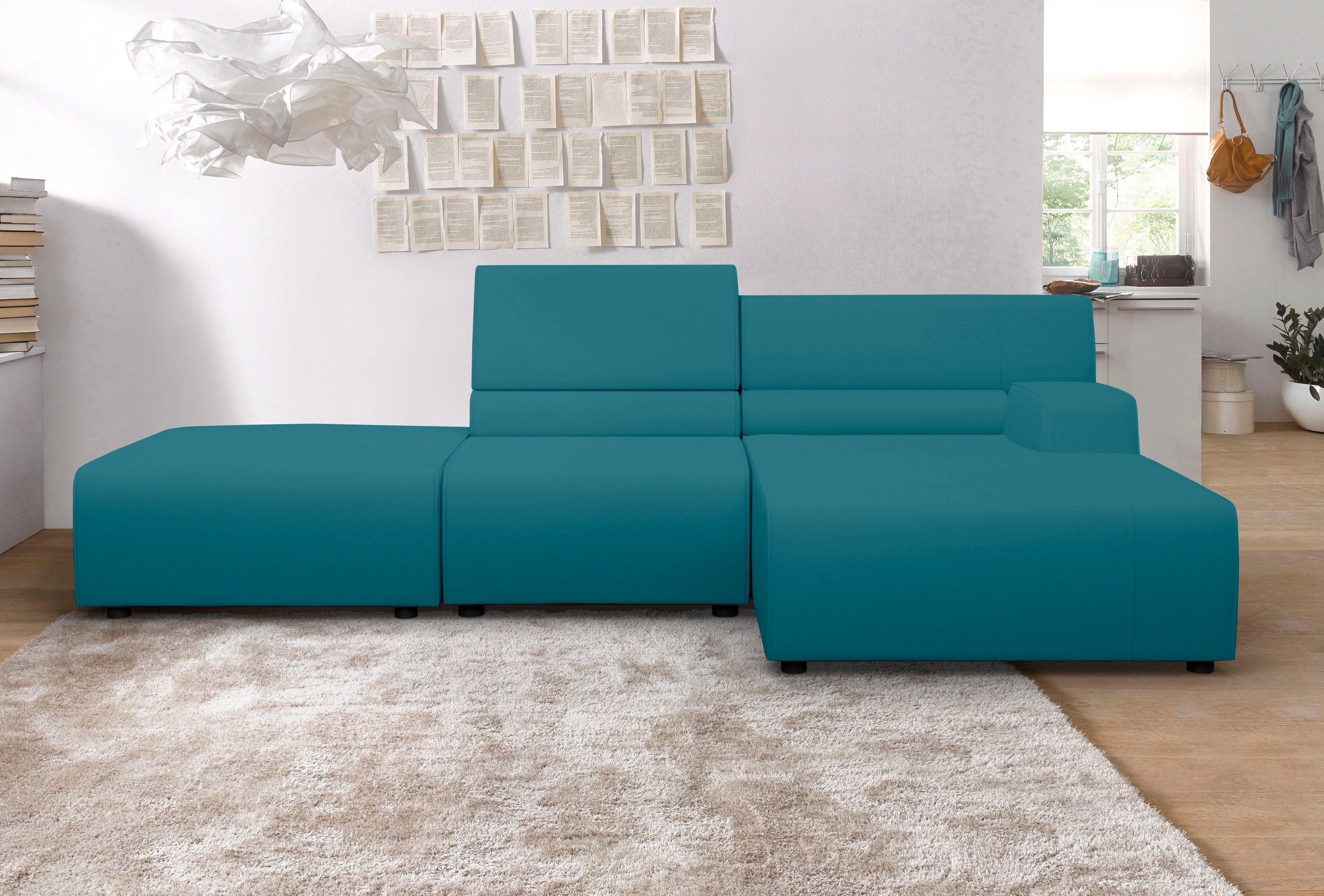 Egoitaliano Ecksofa »Babouche, Designsofa mit außergewöhnlichem Sitzkomfort günstig online kaufen
