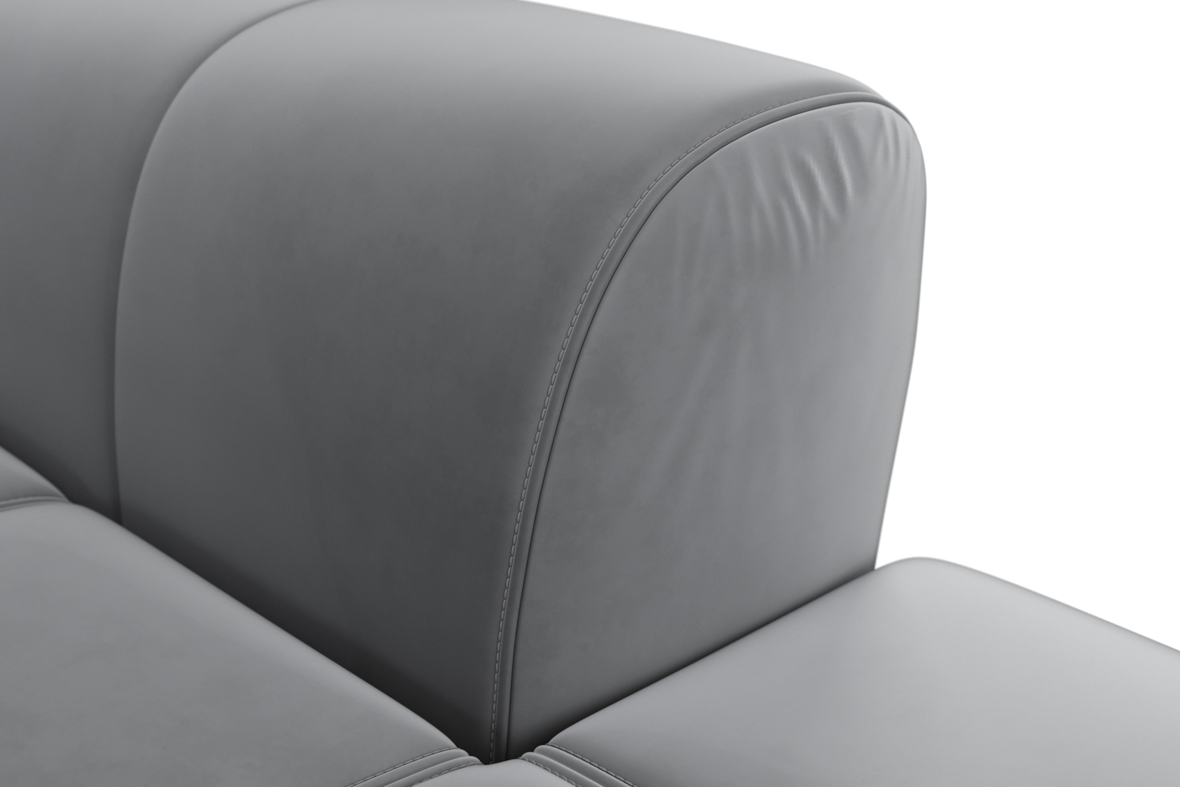 sit&more Ecksofa »Bendigo L-Form«, inklusive Sitztiefenverstellung, Bodenfreiheit 12 cm, in 2 Fußfarben