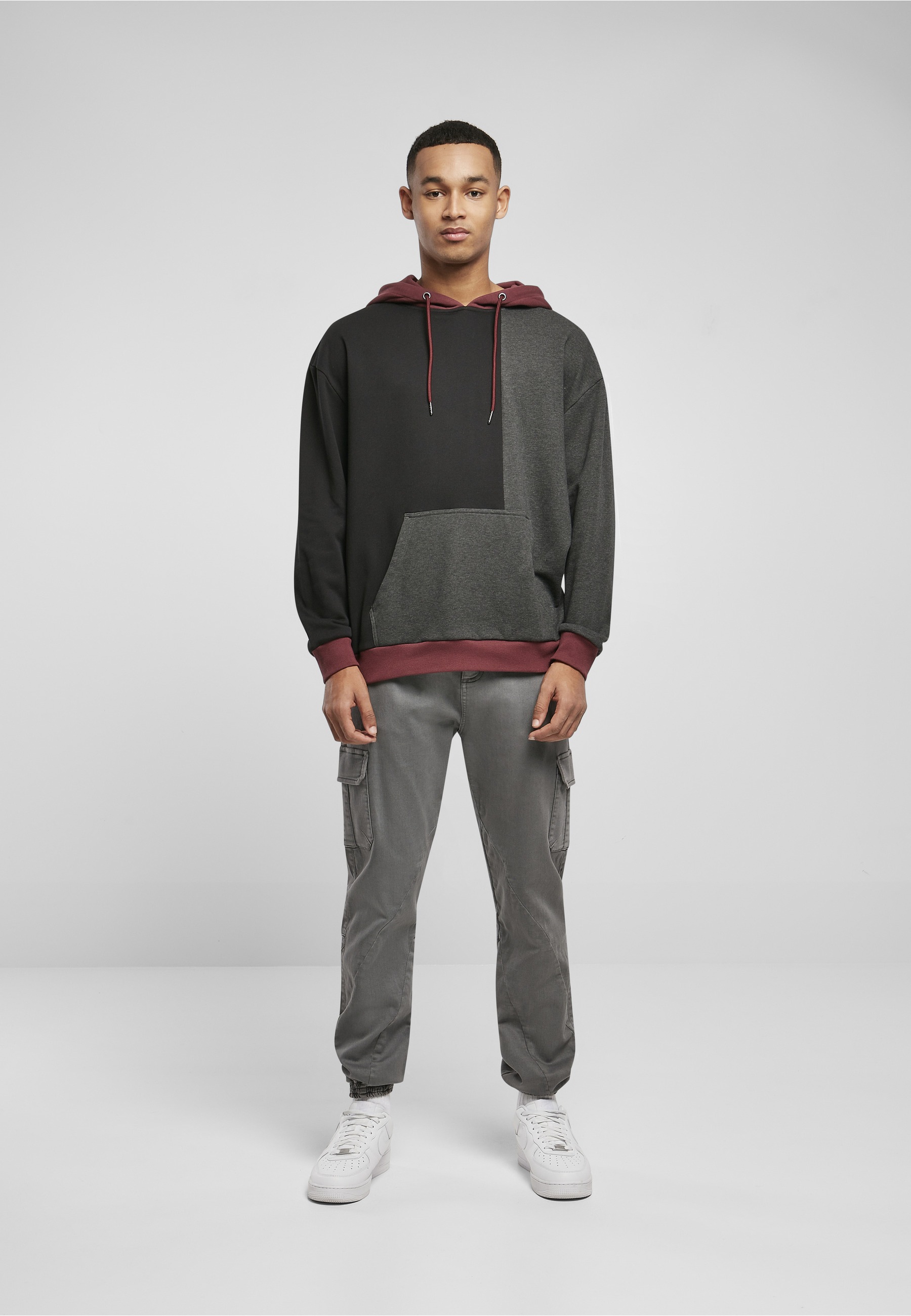 URBAN CLASSICS Kapuzenpullover »Urban Classics Herren Oversized Color Block Hoody« 1 Stk.