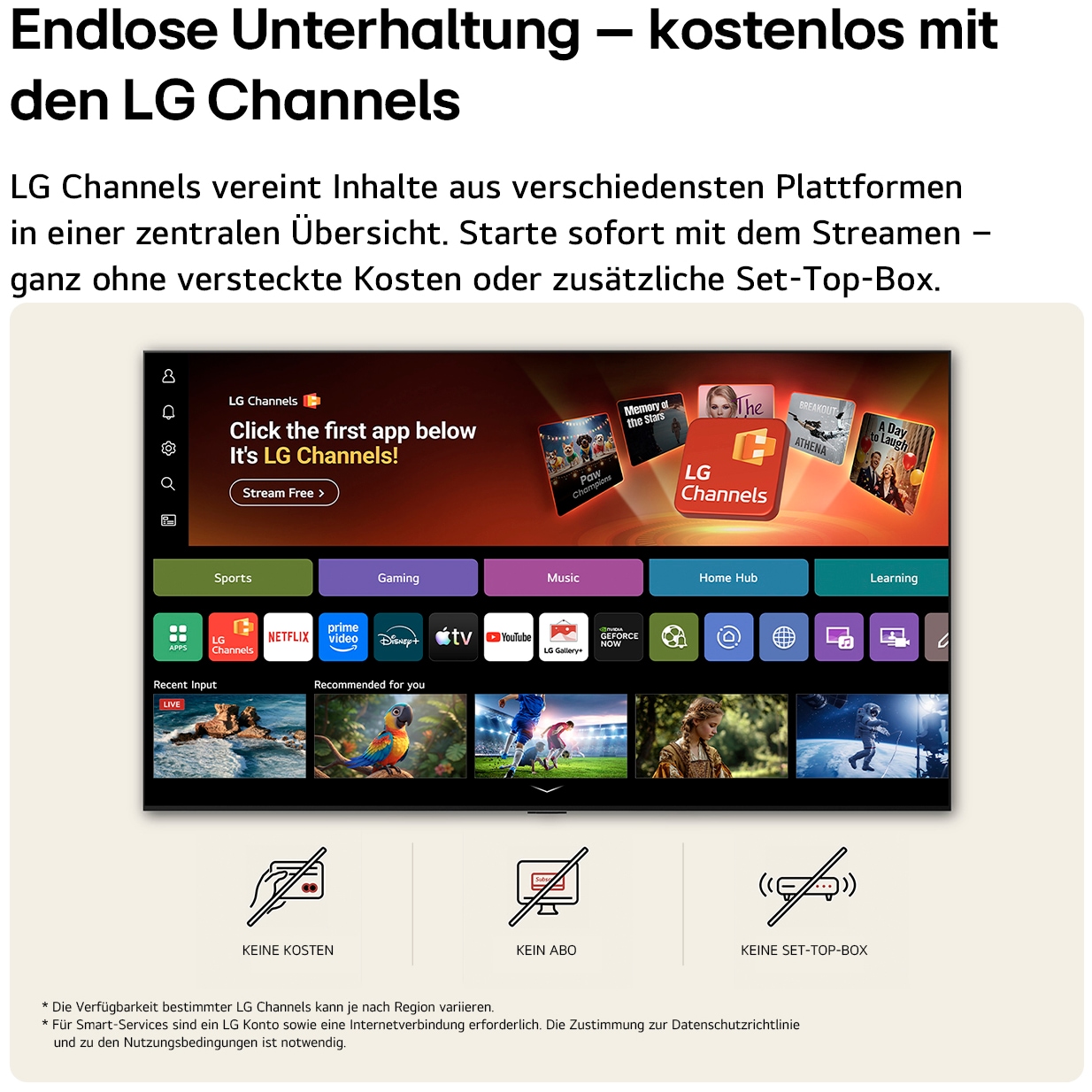 LG DLED-Fernseher »43NU850B6LA« 108 cm/43 ″ Smart-TV