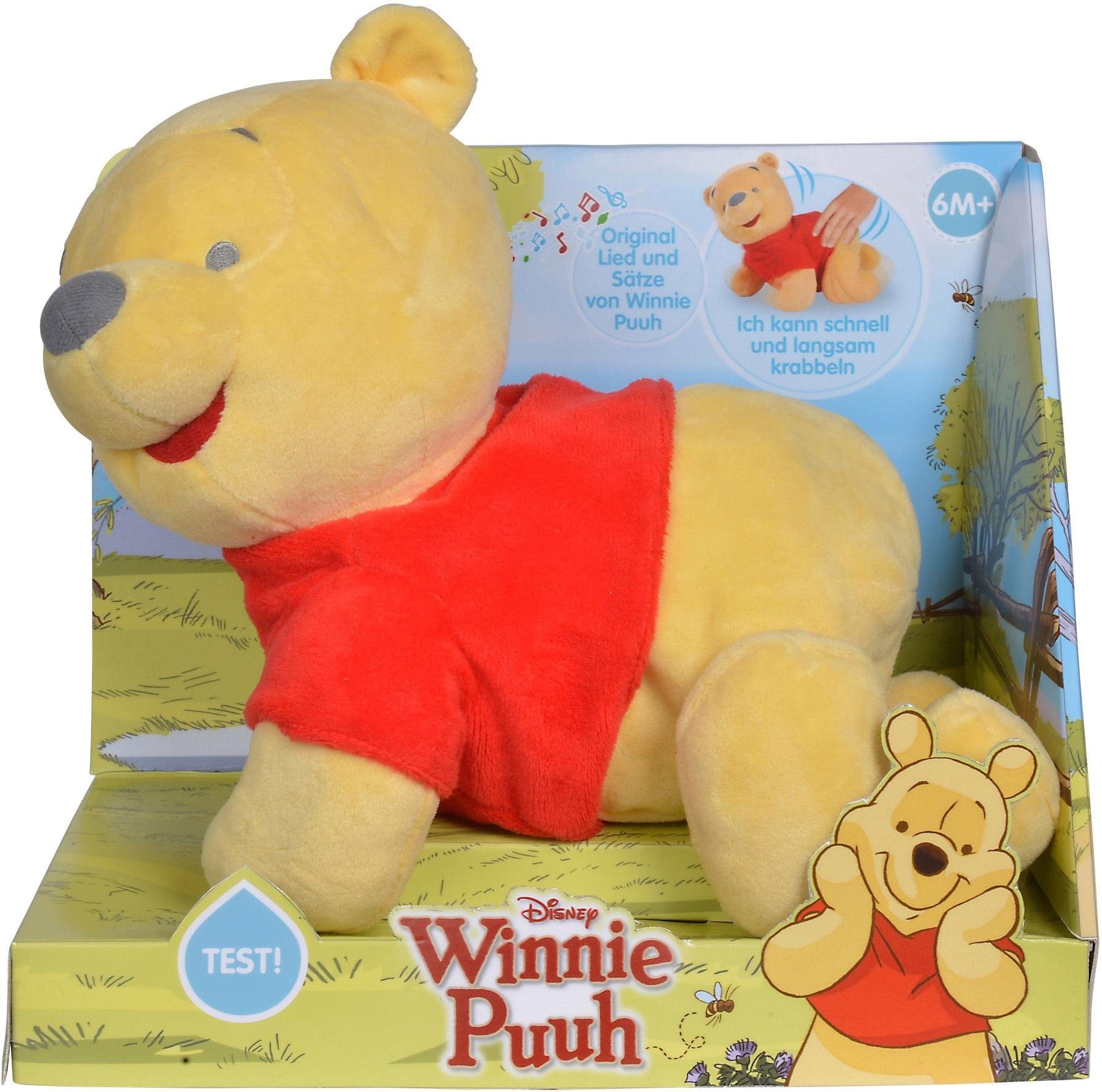 SIMBA Kuscheltier »Disney Winnie the Pooh, Krabbel mit mir«, mit Bewegung und Sound