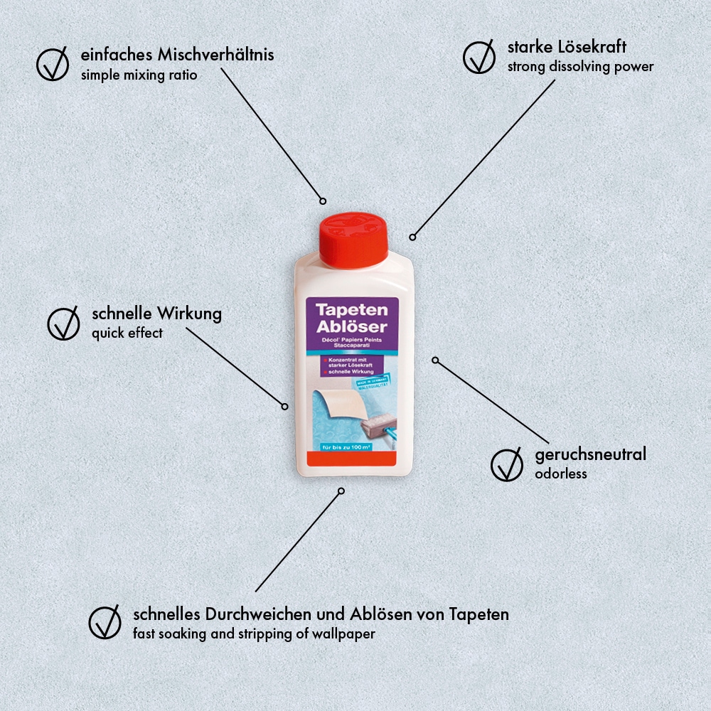 A.S. Création Wandfarbe »Tapetenablöser« starke Lösekraft, geruchsneutral, 250 ml