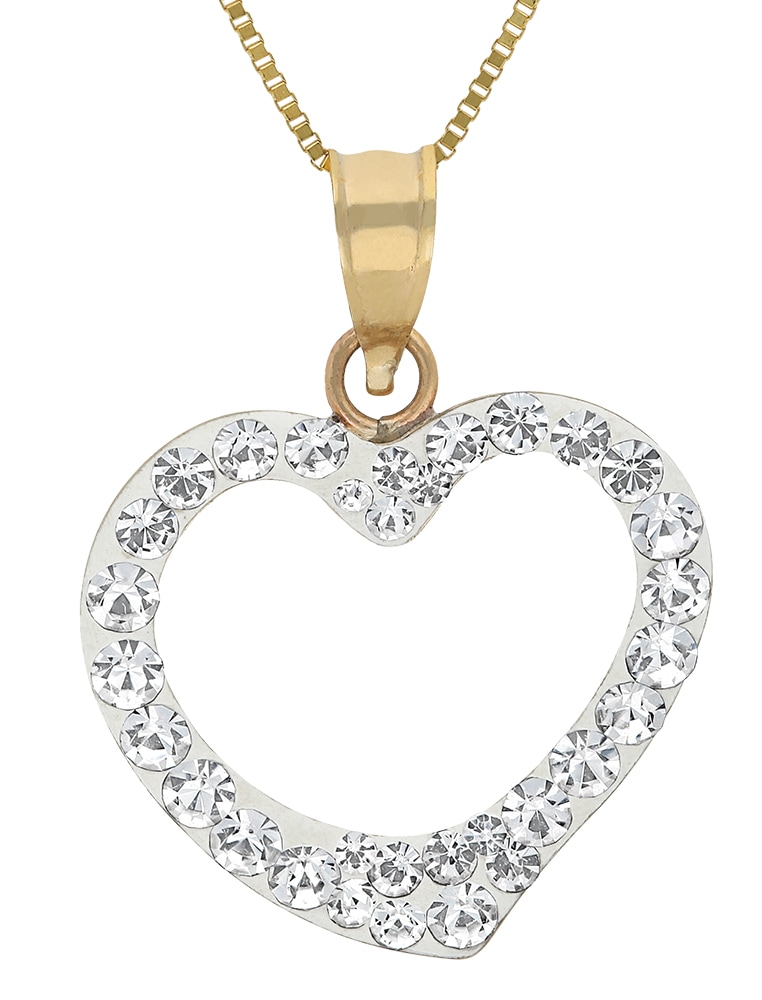 Vivance Herzkette »sparkling heart«