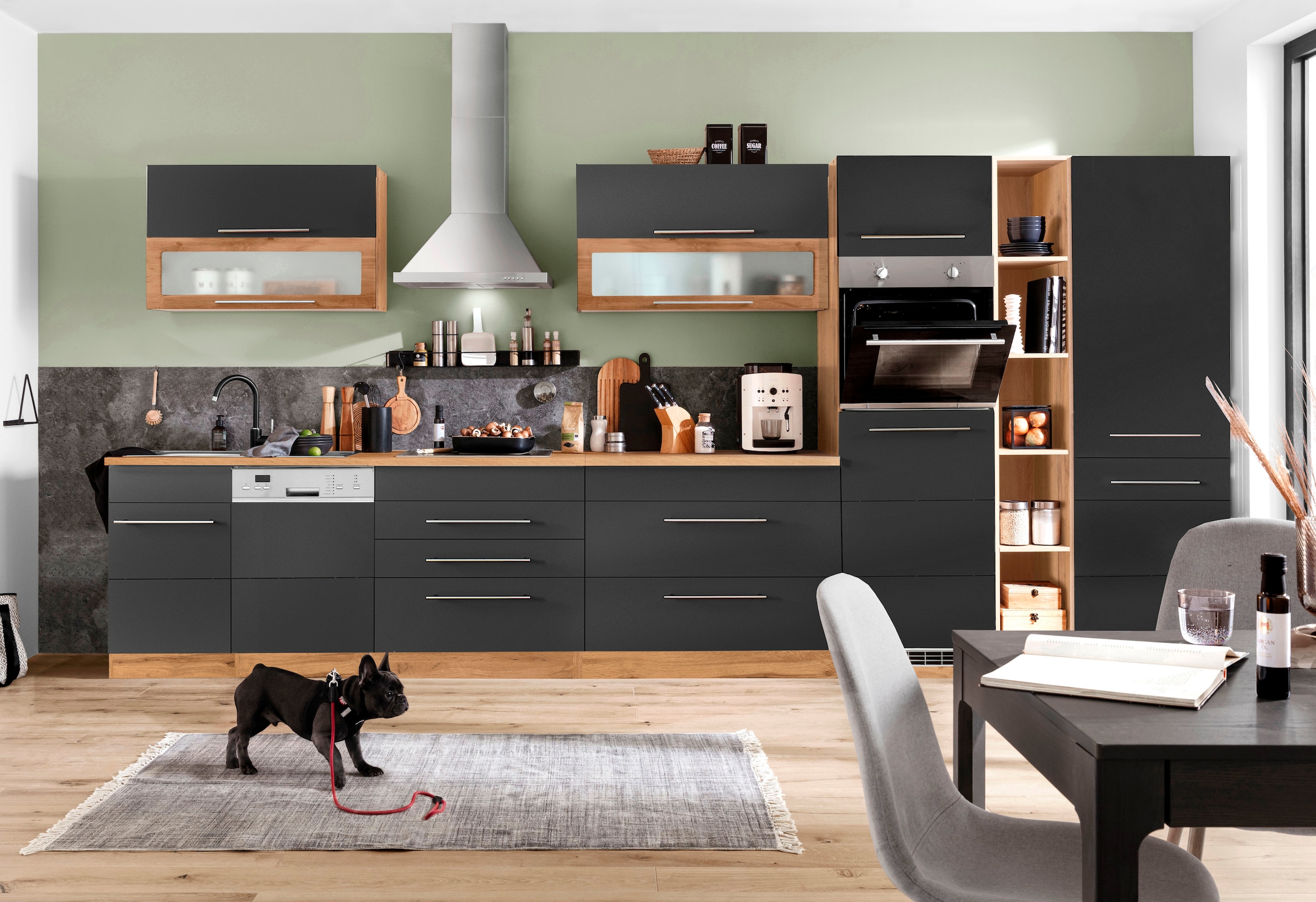 KOCHSTATION Küchenzeile »KS-Wien« Breite 440 cm, wahlweise mit E-Geräten un günstig online kaufen