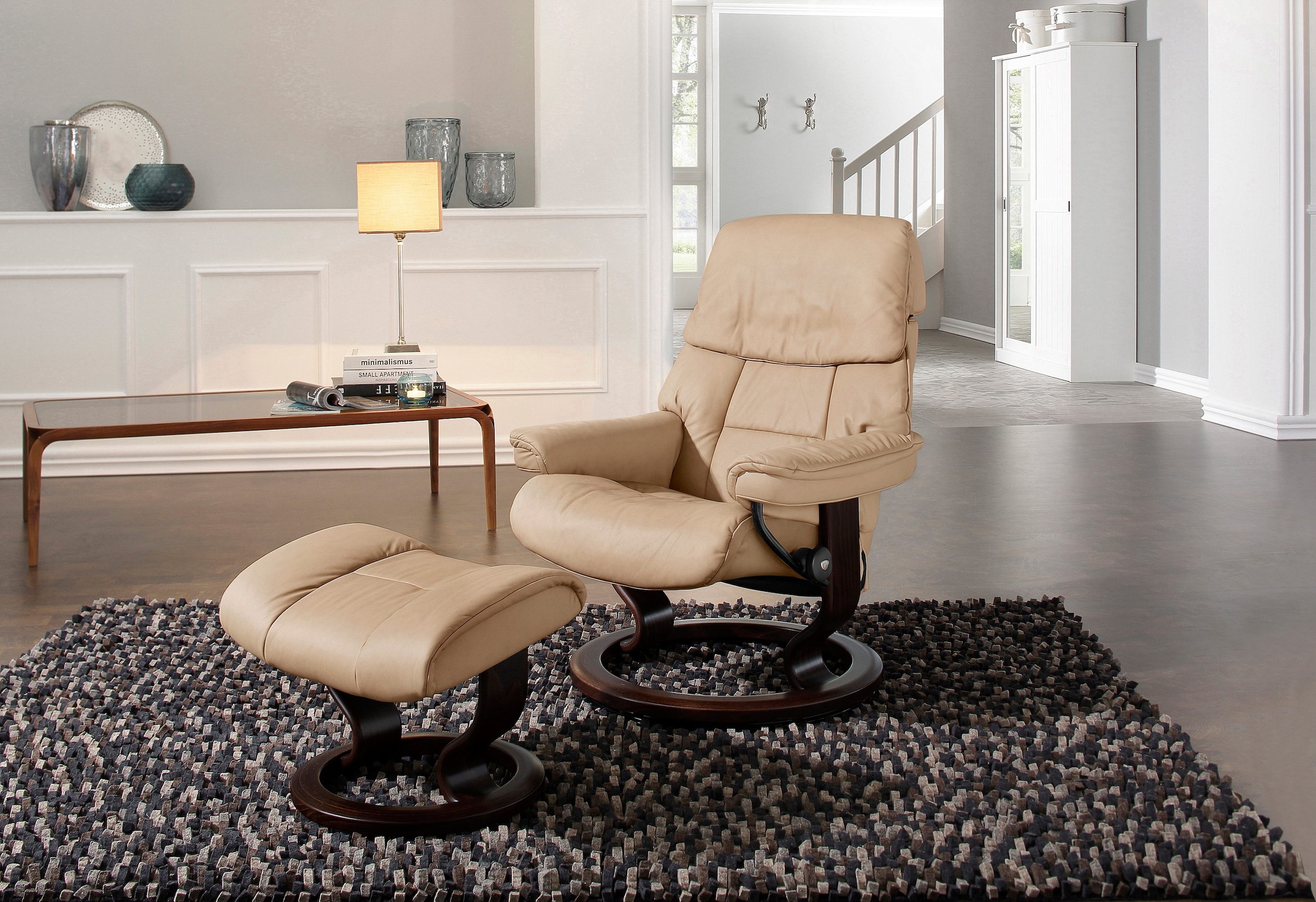 Stressless® Relaxsessel »Ruby«, (Set, Relaxsessel mit Hocker), mit Classic günstig online kaufen