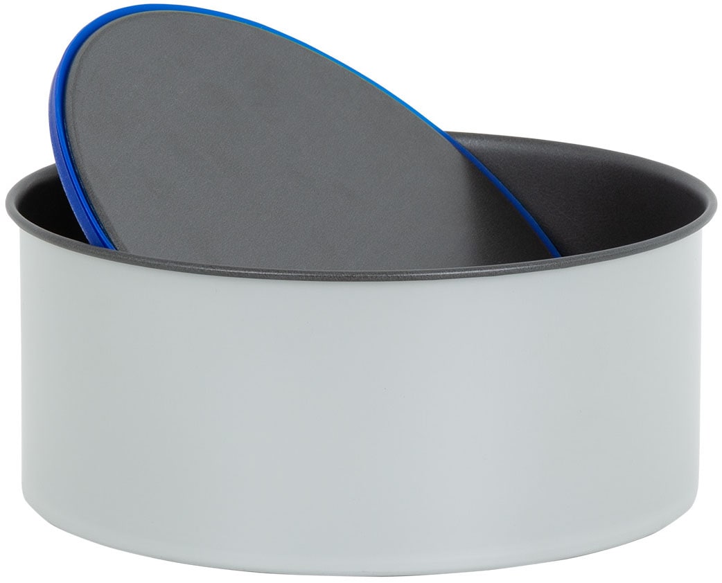 CHG Kuchenblech »20er PushPan, Backform aus Feinblech«, Metall-Silikon, (1 St.), patentierte Silikondichtung, 100 % auslaufsicher, Made in Europe