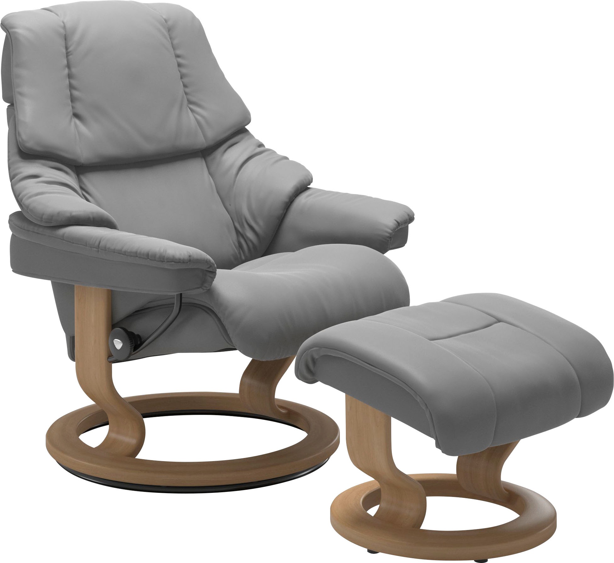 Stressless® Relaxsessel »Reno«, (Set, Relaxsessel mit Hocker), mit Hocker, günstig online kaufen