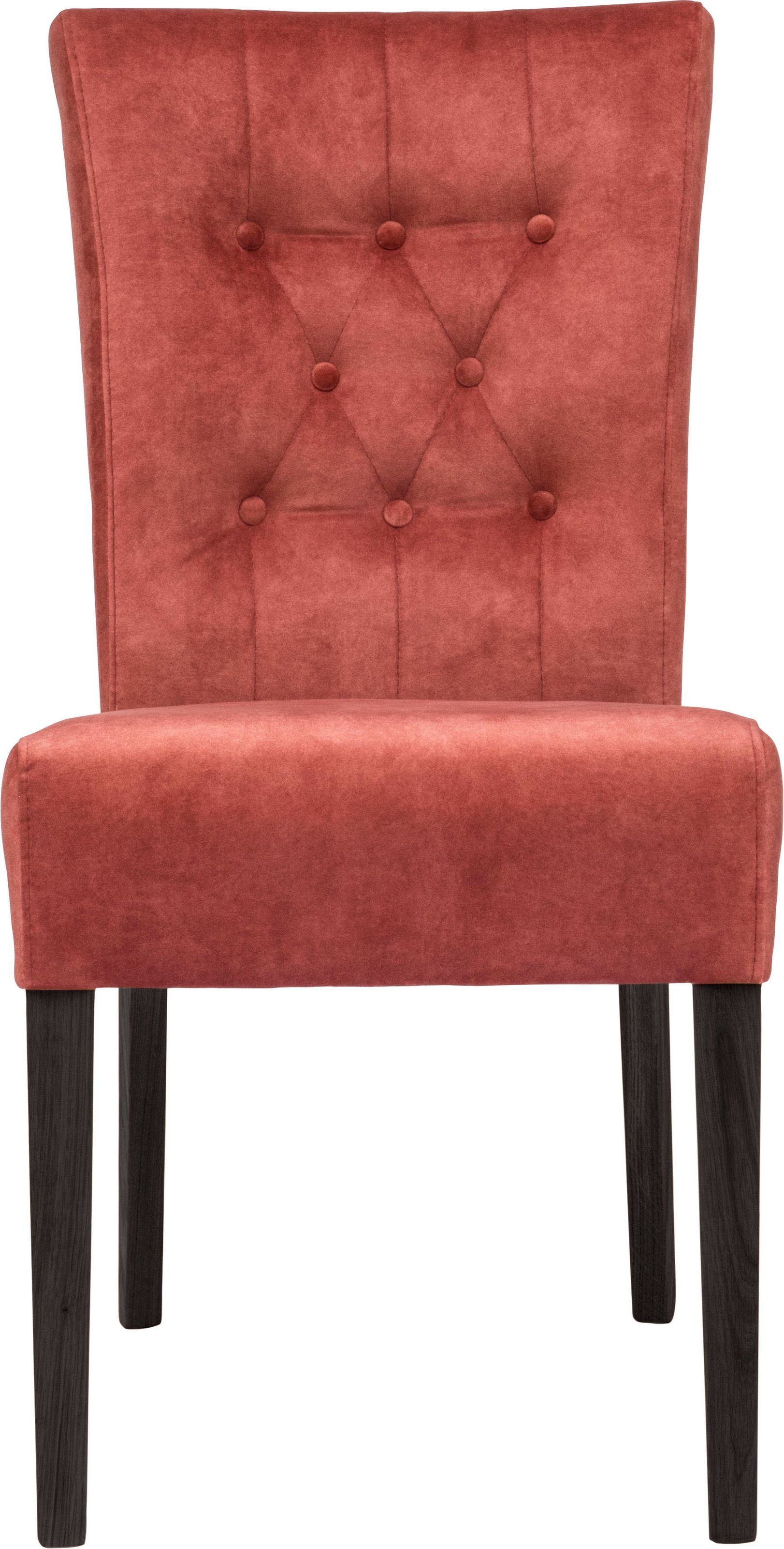 Home affaire Esszimmerstuhl »Queen BESTSELLER«, (Set), 2 St., Samtvelours, Polsterstuhl mit Knopfheftung, 2er, 4er oder 6er Set