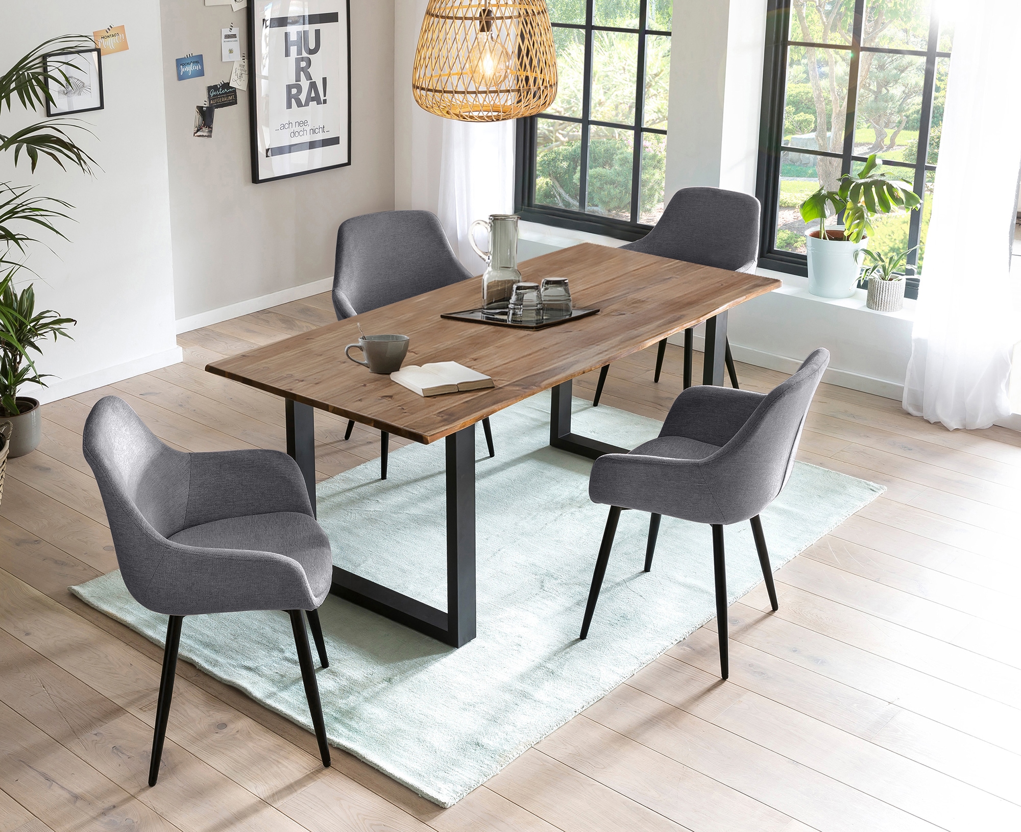 SalesFever Essgruppe, (Set, 5 tlg.), Tischplatte behandelt mit OSMO Hartwac günstig online kaufen