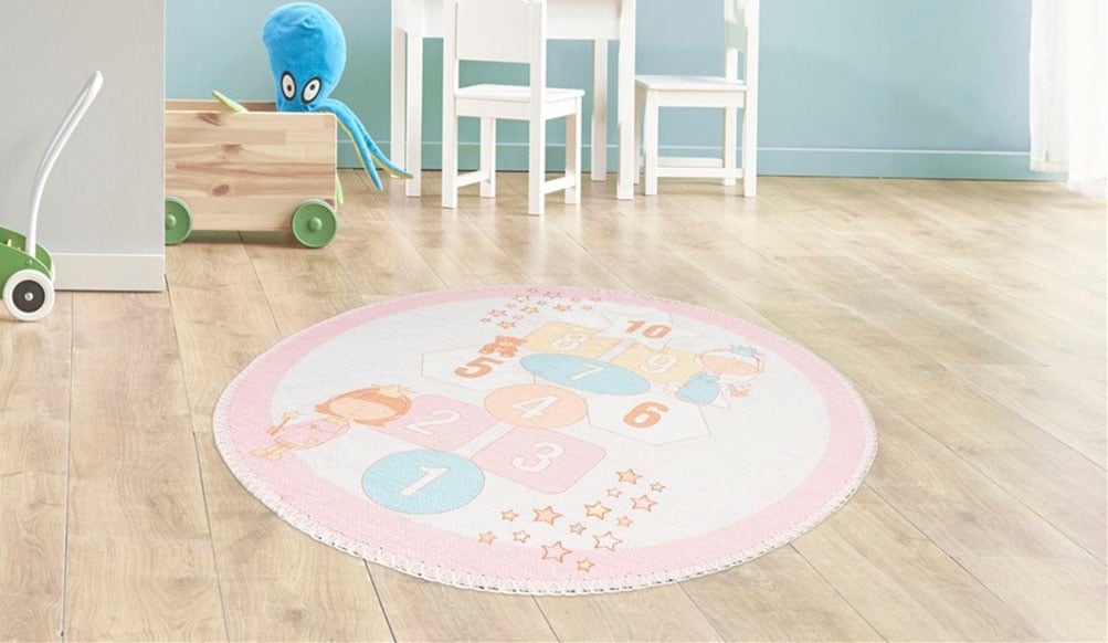 Arte Espina Kinderteppich »Playground 100«, rund, 5 mm Höhe günstig online kaufen