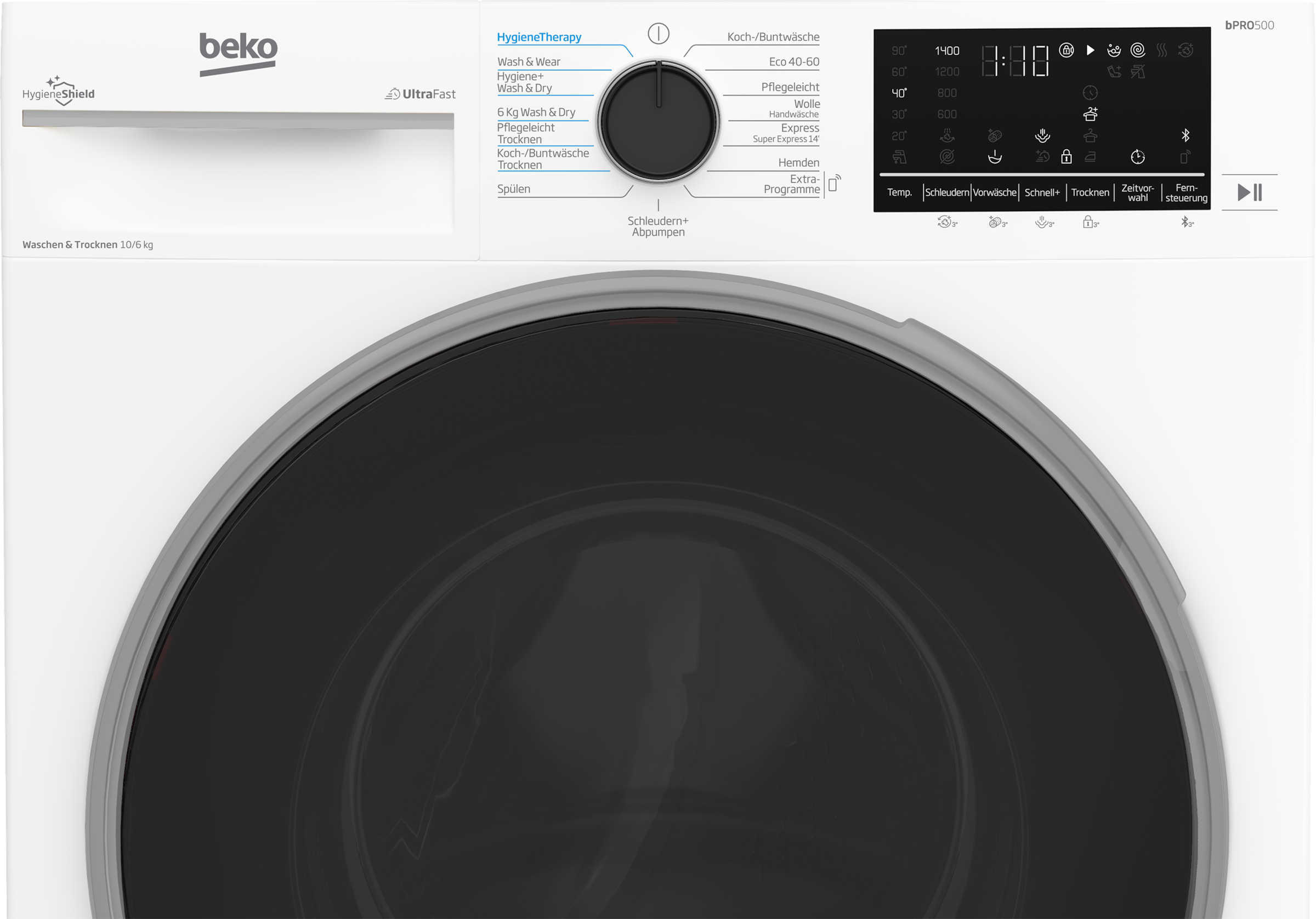 BEKO Waschtrockner »B3DFT510447W«, Vollelektronik günstig online kaufen