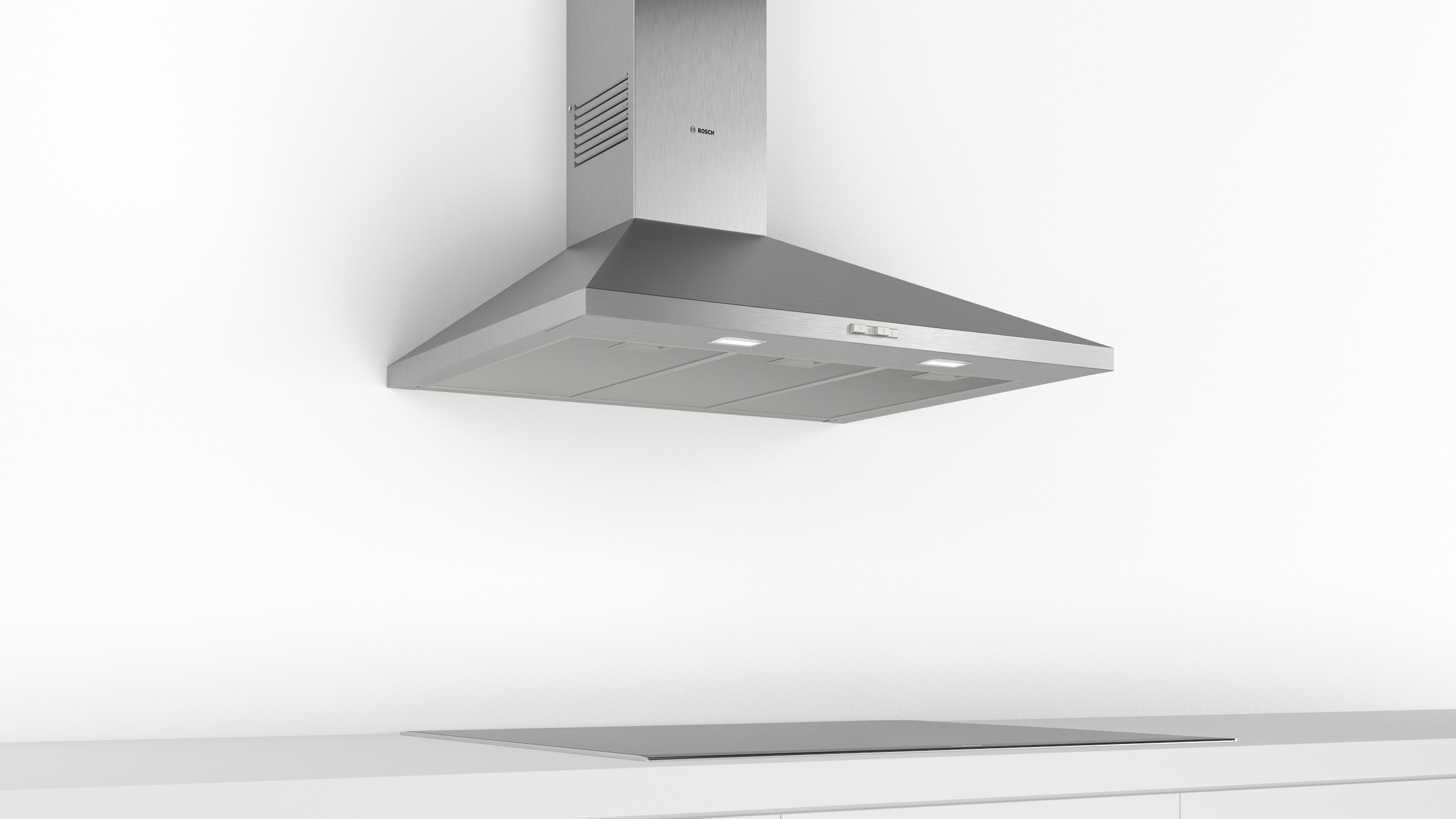 BOSCH Wandhaube »DWP95BC51« Serie Serie 2 LED Belichtung und einfach zu reinigender Metall-Fettfilte