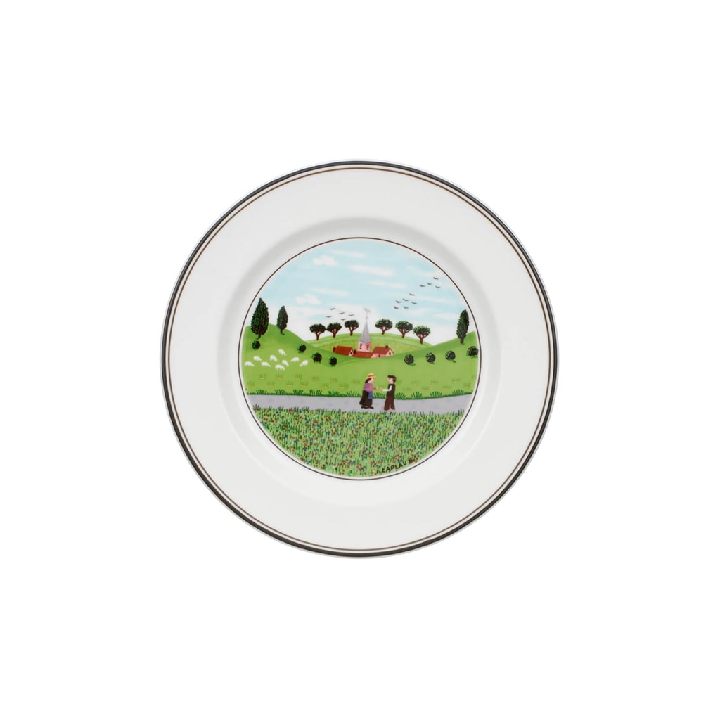 Villeroy & Boch Brotteller »Brotteller Begegnung Design Naif ø 17 cm bunt« günstig online kaufen