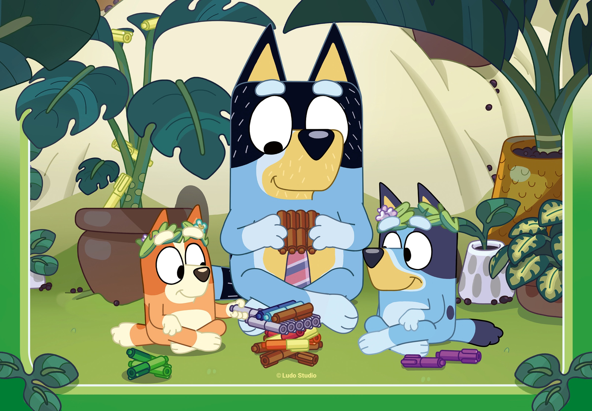 Ravensburger Puzzle »Bluey, Auf geht's!«, Made in Europe