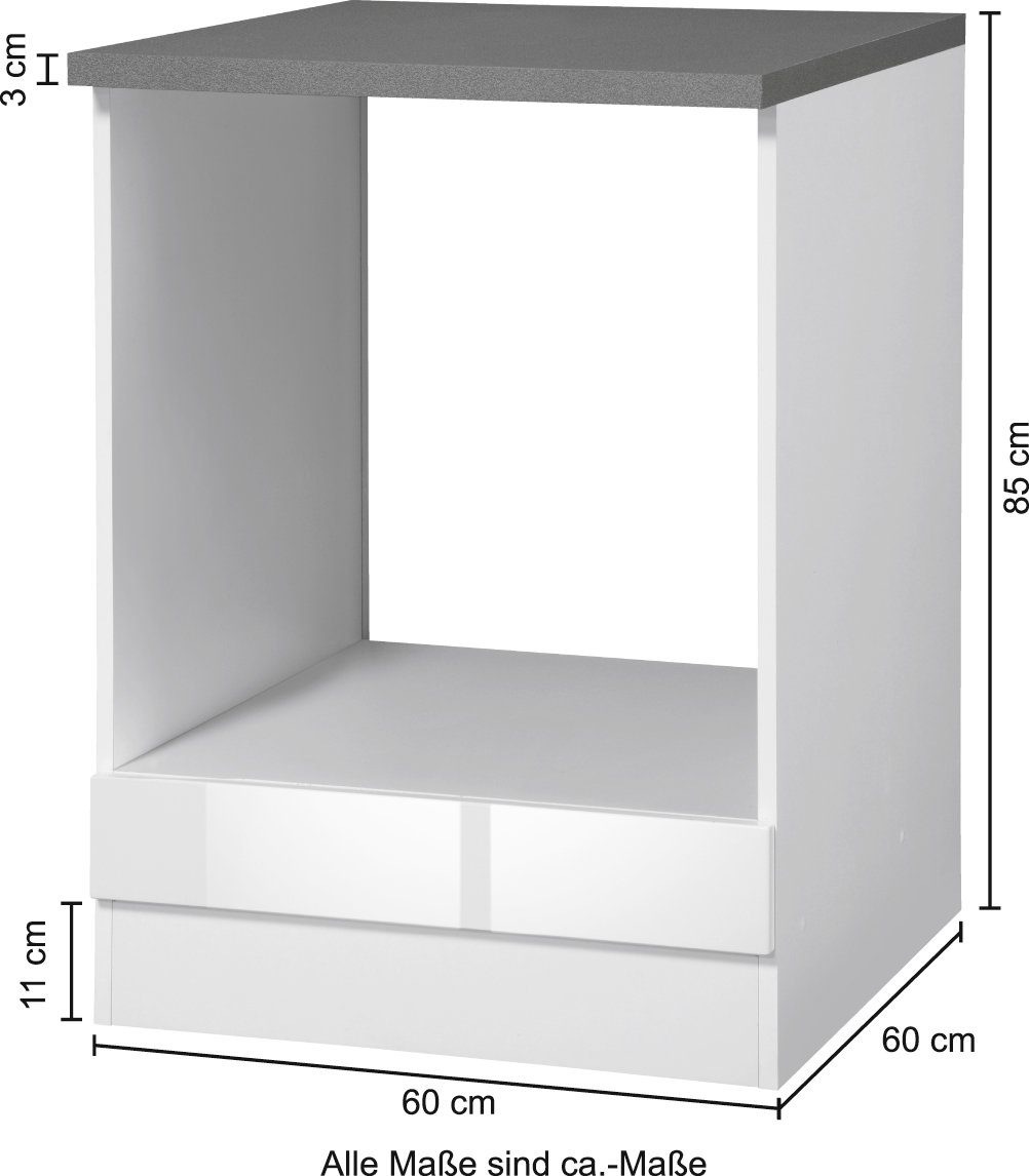 KOCHSTATION Herdumbauschrank »KS-Trier«, Breite 60 cm