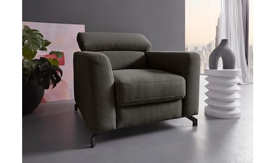 Places of Style Sessel »Casagrande Luxus«, Kopfteilverstellung, Kaltschaumpolsterung,... kaufen