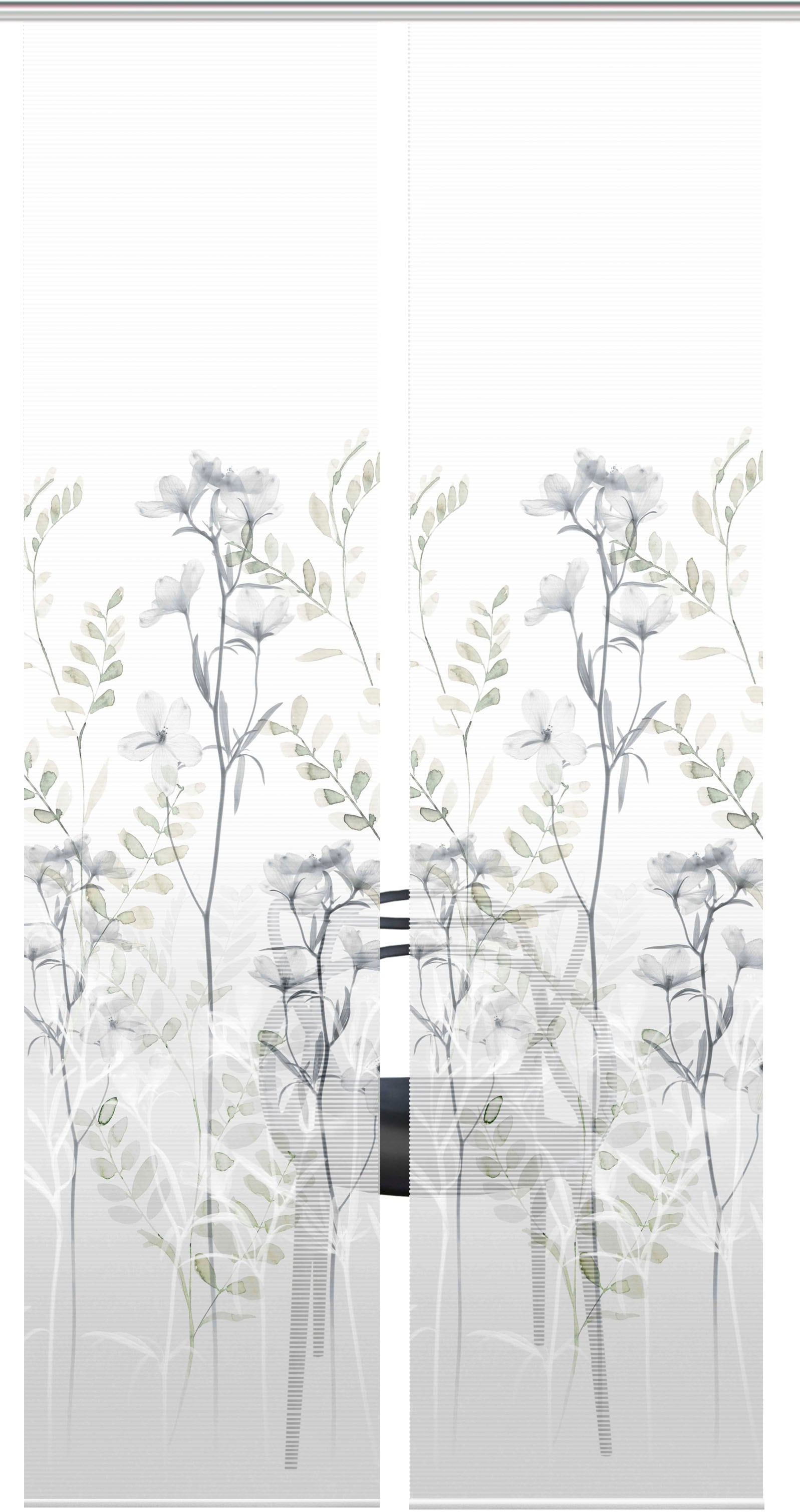 Vision S Schiebegardine »HELVIN 2er SET« Paneelwagen 2 Stk. tlg. Schiebevorhang Digidruck 2er Set HELVIN